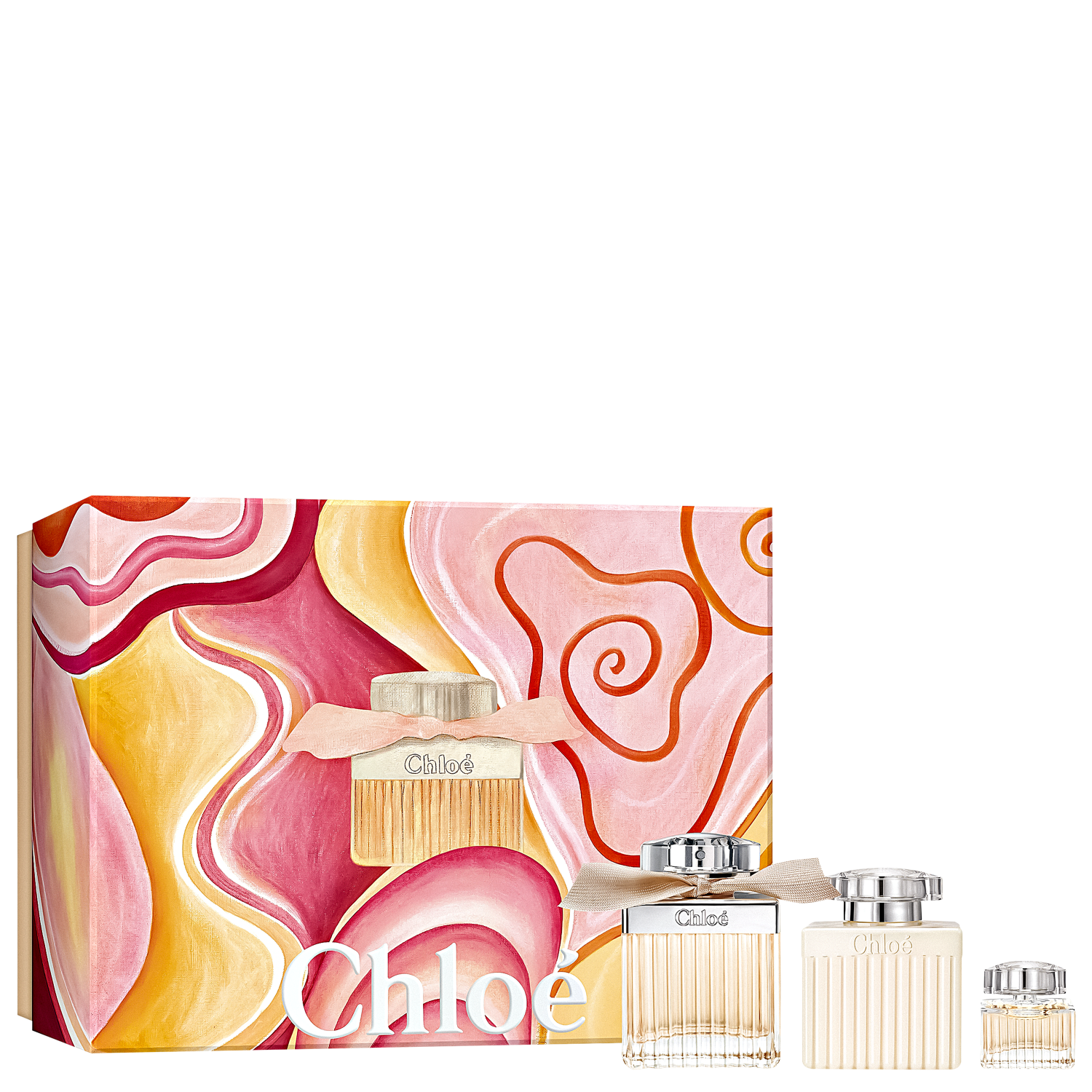 Conjunto Signature Chloé Feminino Importado - Eau de Parfum 75ml + Eau de Parfum 5ml + Loção Corporal 100ml