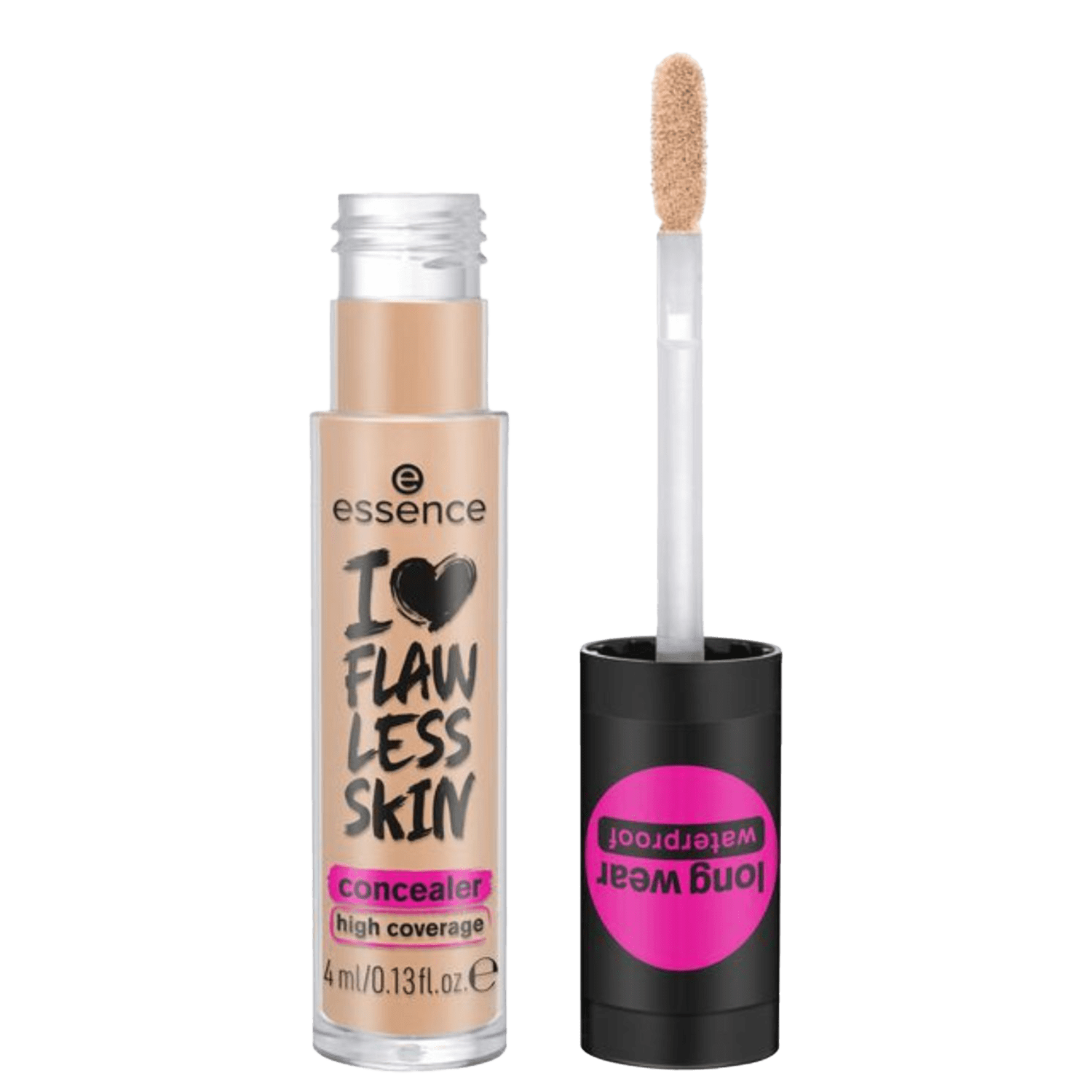 Essence I Love Flawless Skin 40 Dark Beige - Corretivo Líquido 4ml