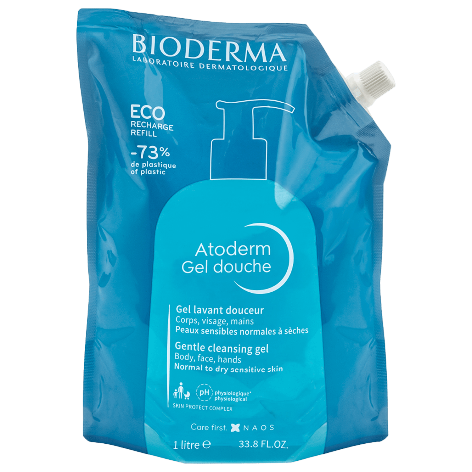 Bioderma Atoderm Gel Douche Refil - Gel de Banho 1L