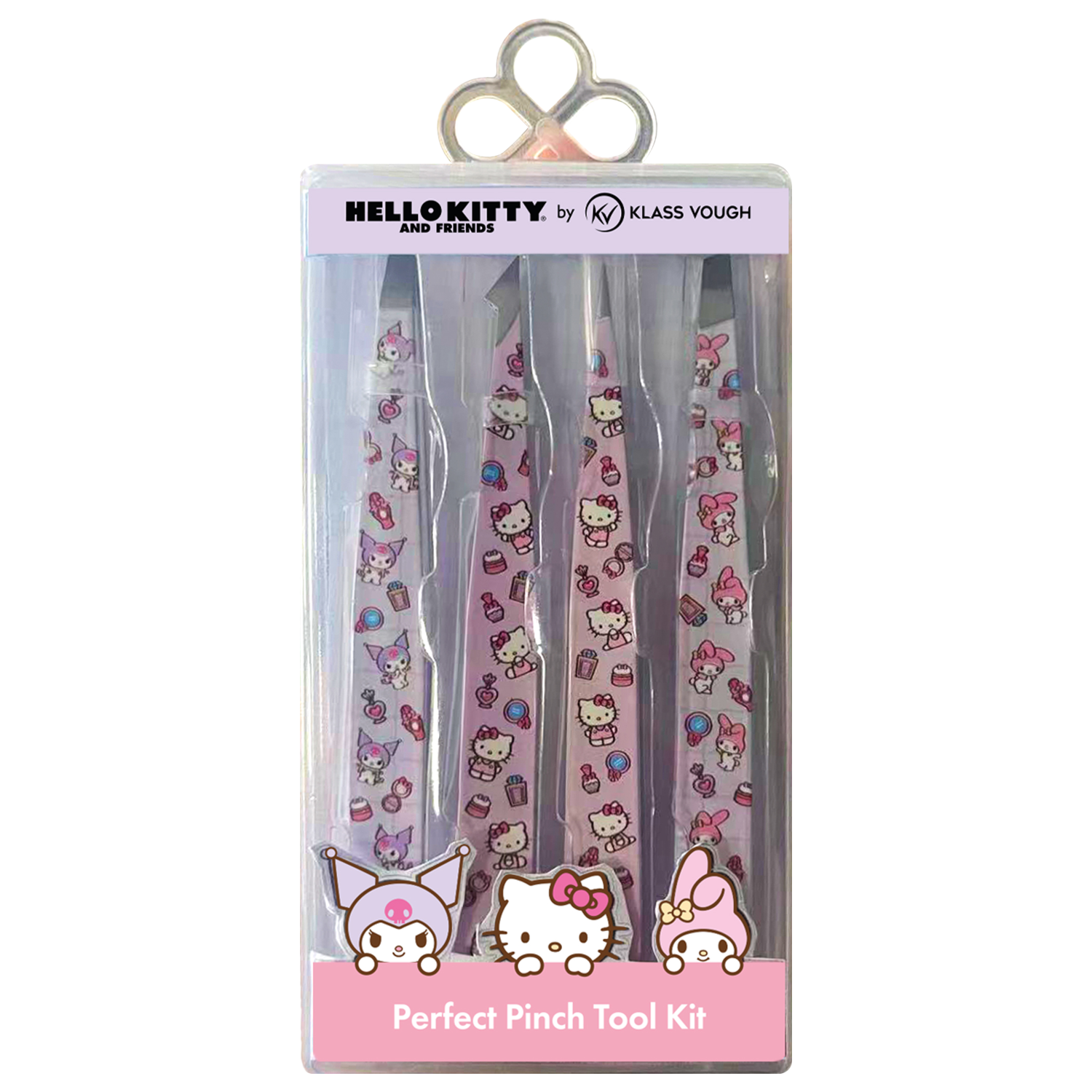 Kit Klass Vough Hello Kitty Pinças Perfect Pinch Tool (4 Produtos)