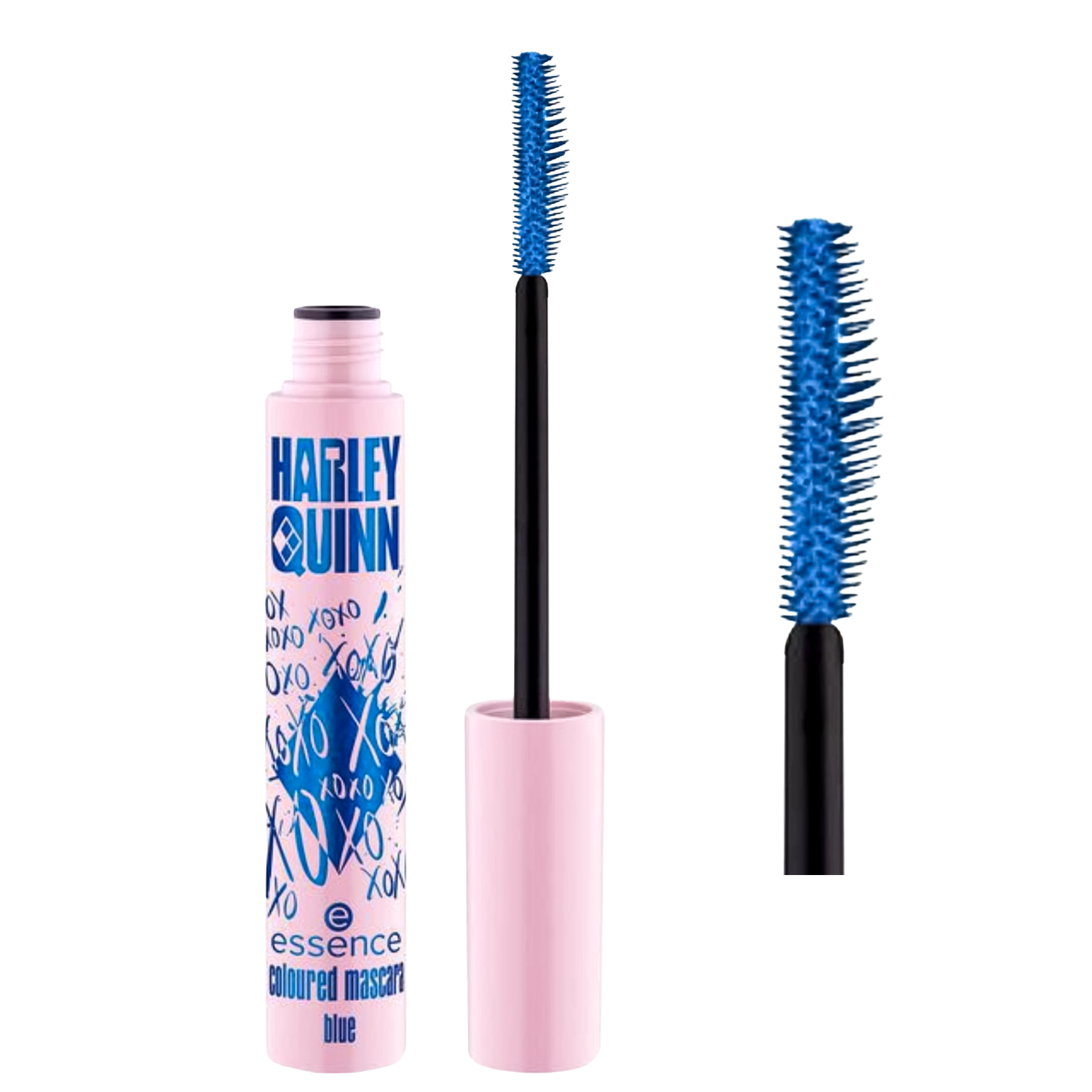Essence Harley Quinn Azul 02 - Máscara de Cílios Colorida 12ml