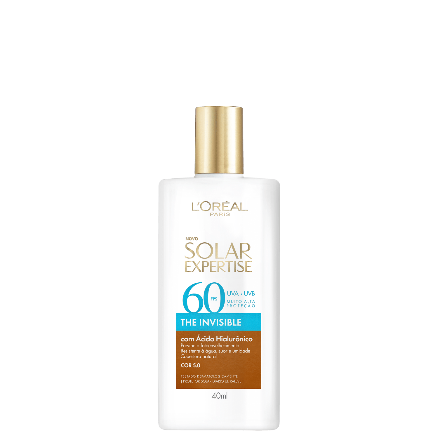 L'Oreal Paris Solar Expertise The Invisible 5.0 - Protetor Solar FPS60 40g