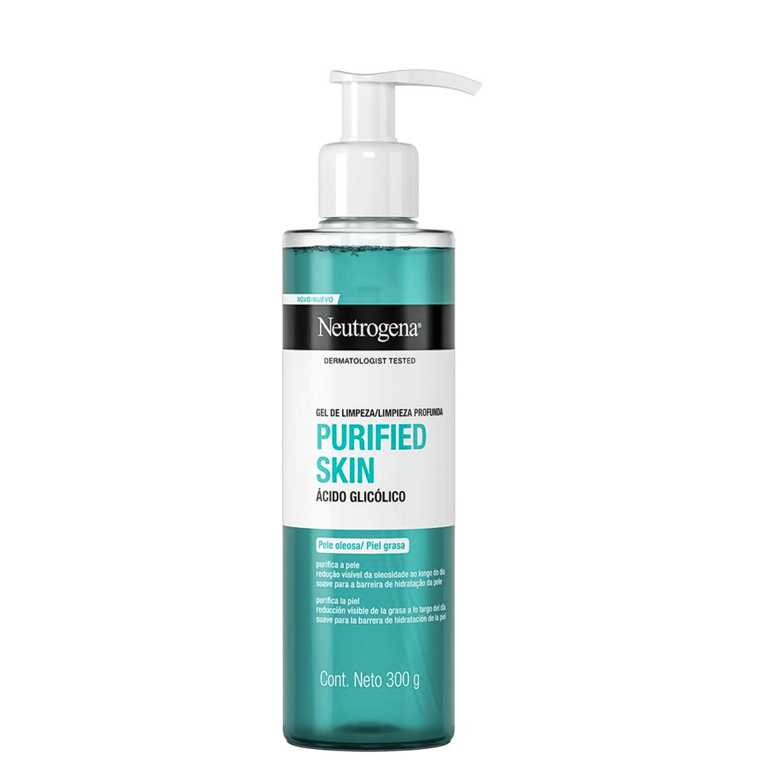 Neutrogena Purified Skin - Gel de Limpeza Facial 300g