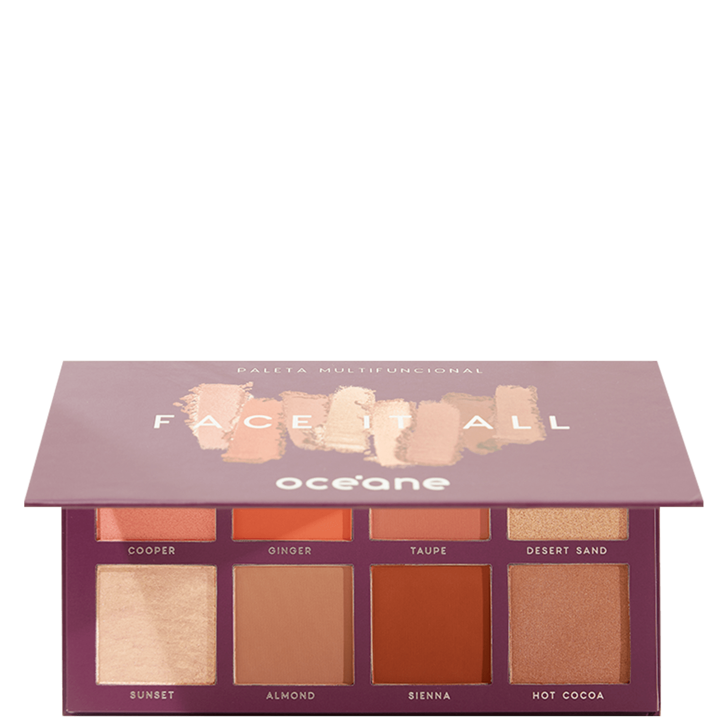 Océane Purple Face It All - Paleta Multifuncional 25,6g