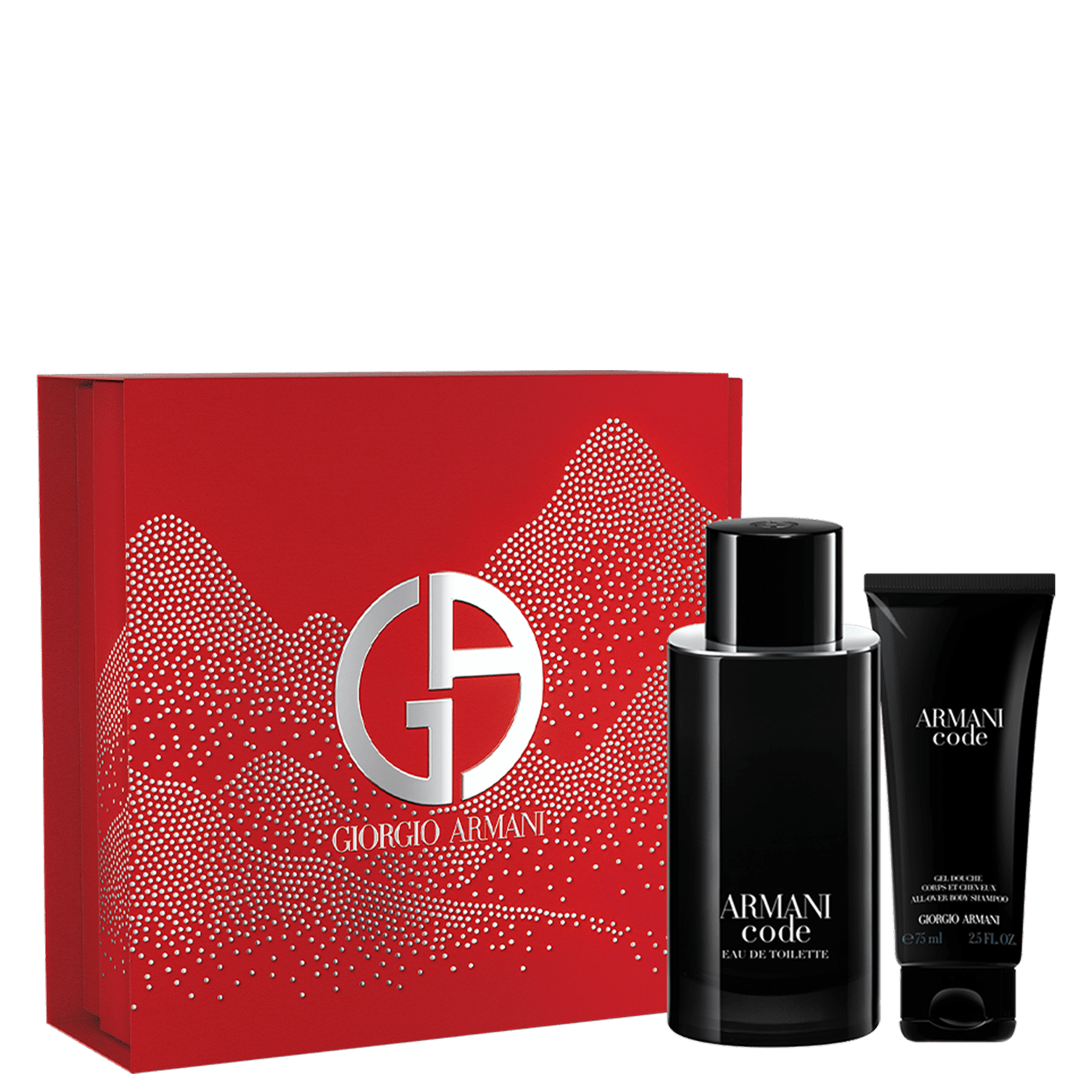 Conjunto Giorgio Armani Code Eau de Toilette - Perfume Masculino 125ml + Shower Gel 75ml