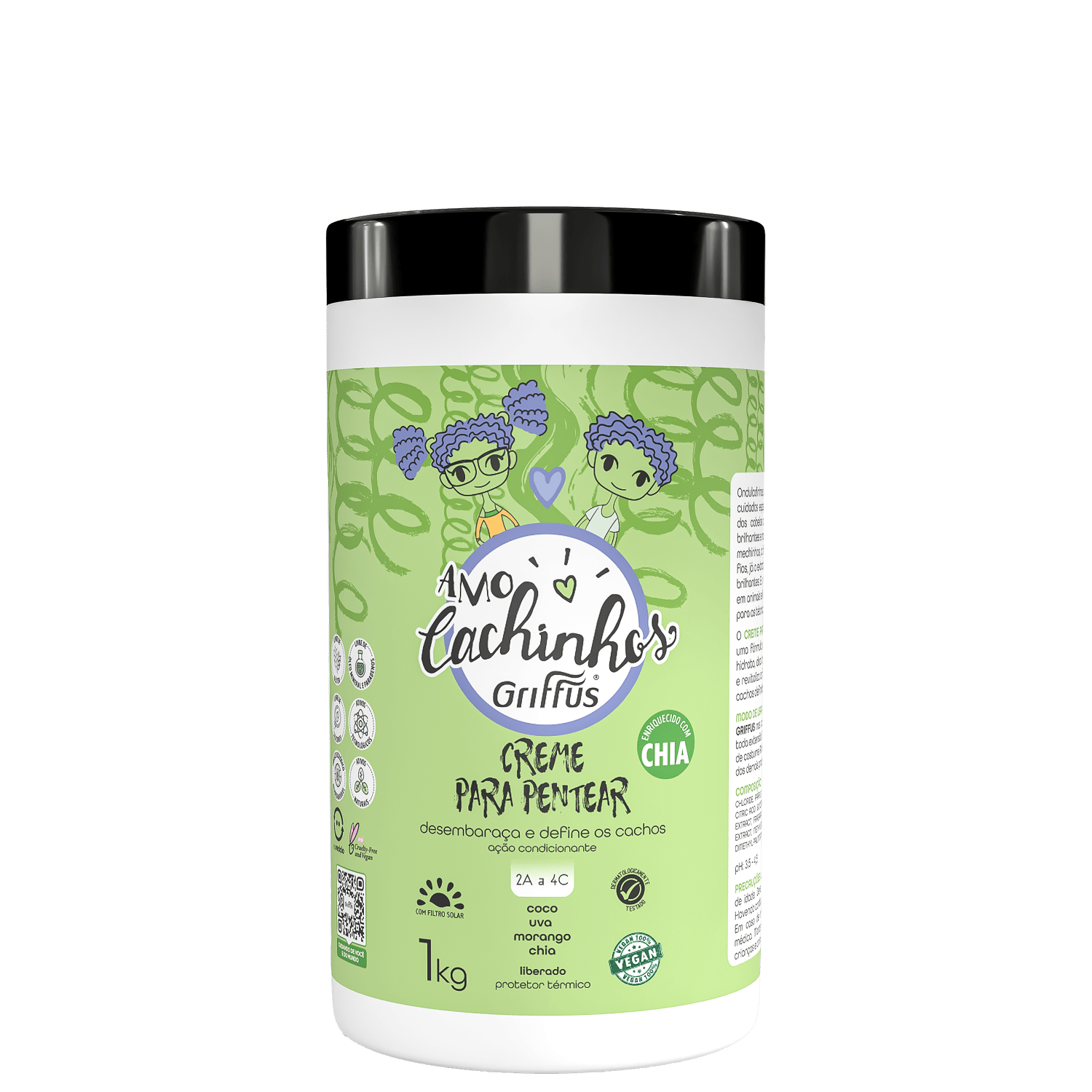 Griffus Amo Cachinhos - Creme de Pentear 1kg