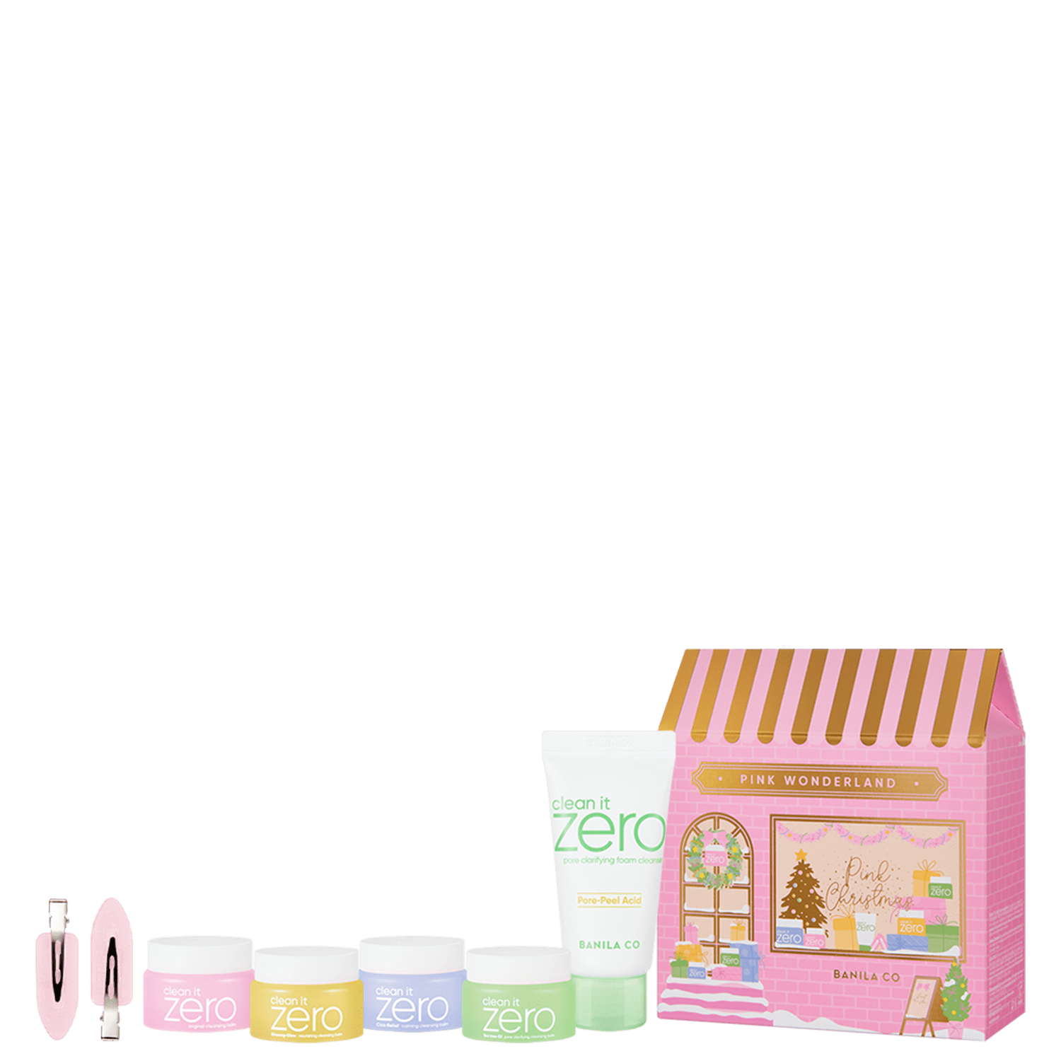 Kit Banila CO Clean It Zero Pink Wonderland (7 Produtos)