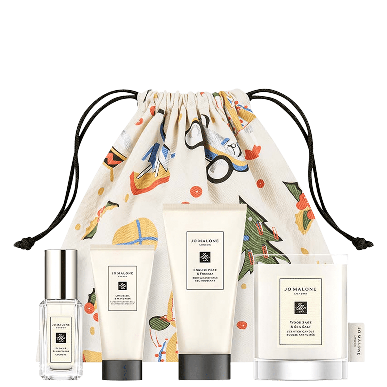 Conjunto Peony & Blush Suede Jo Malone London Unissex (4 Produtos)