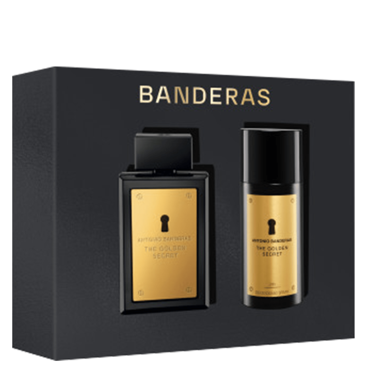 Conjunto The Golden Secret Banderas Masculino Eau de Toilette 100ml + Desodorante Spray 150ml