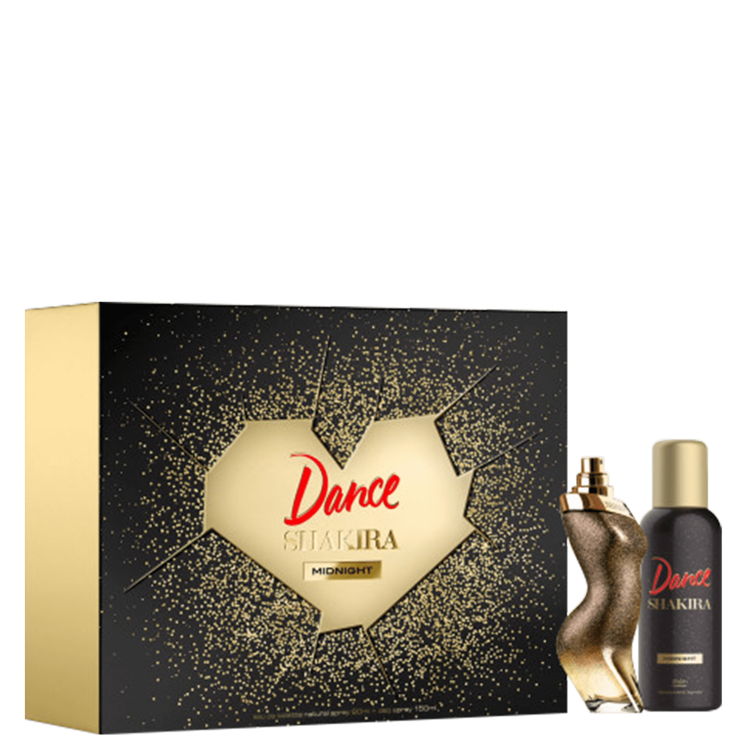 Conjunto Dance Midnight Shakira Feminino - Eau de Toilette 80ml + Desodorante Spray 150ml