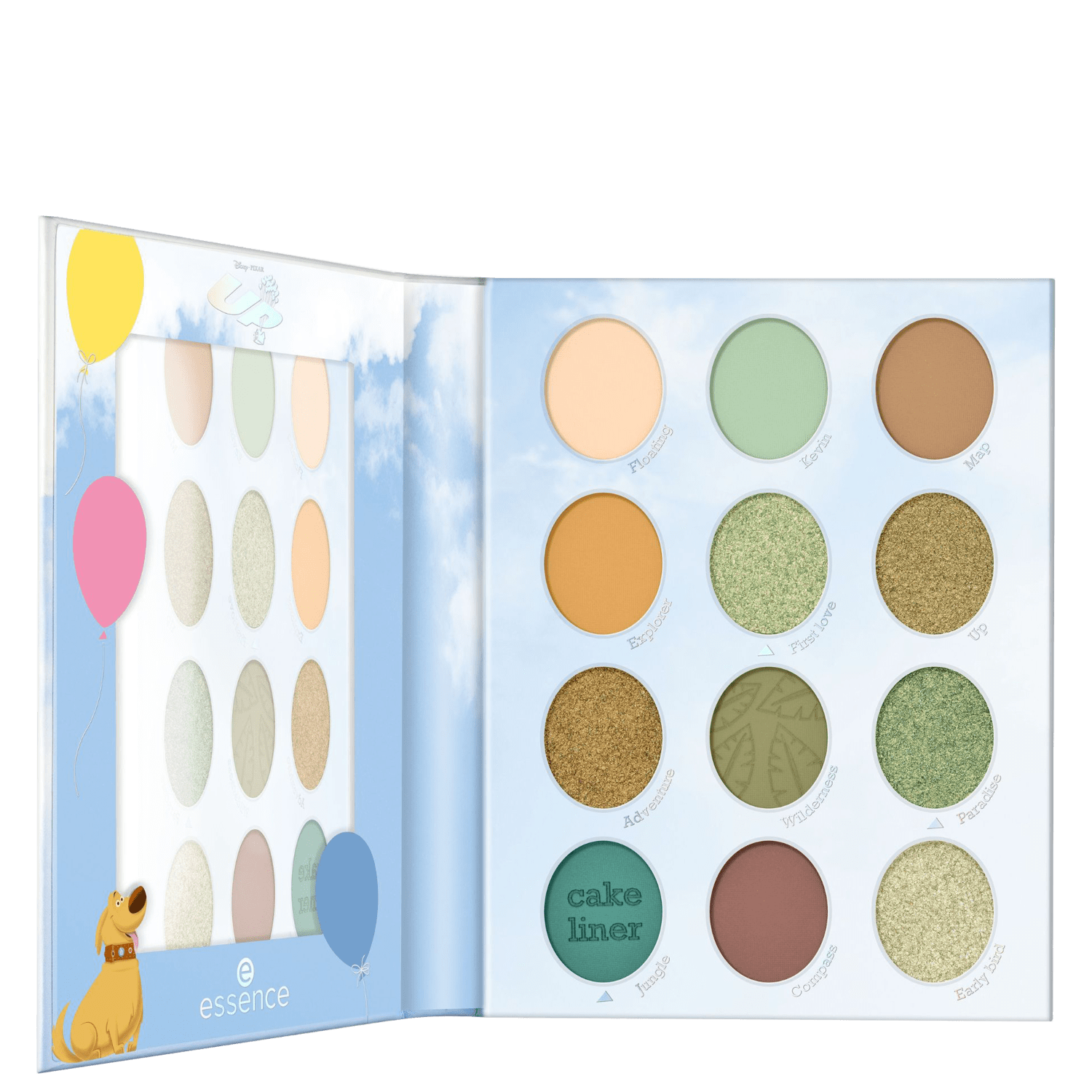Essence Disney Pixar Up 02 Wilderness Explorer - Paleta de Sombras 8,2g