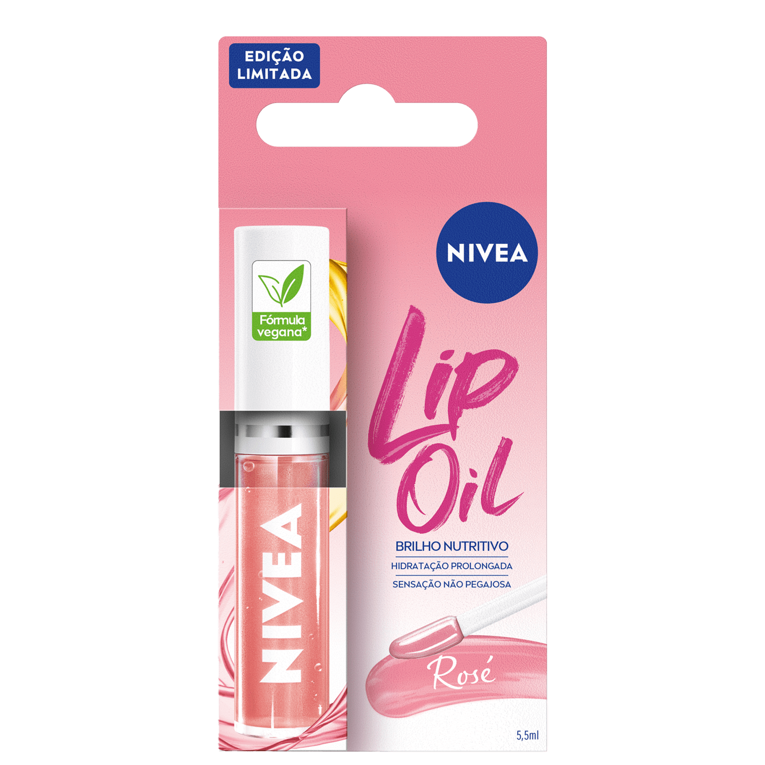 NIVEA Brilho Nutritivo Rosé - Lip Oil 5,5ml