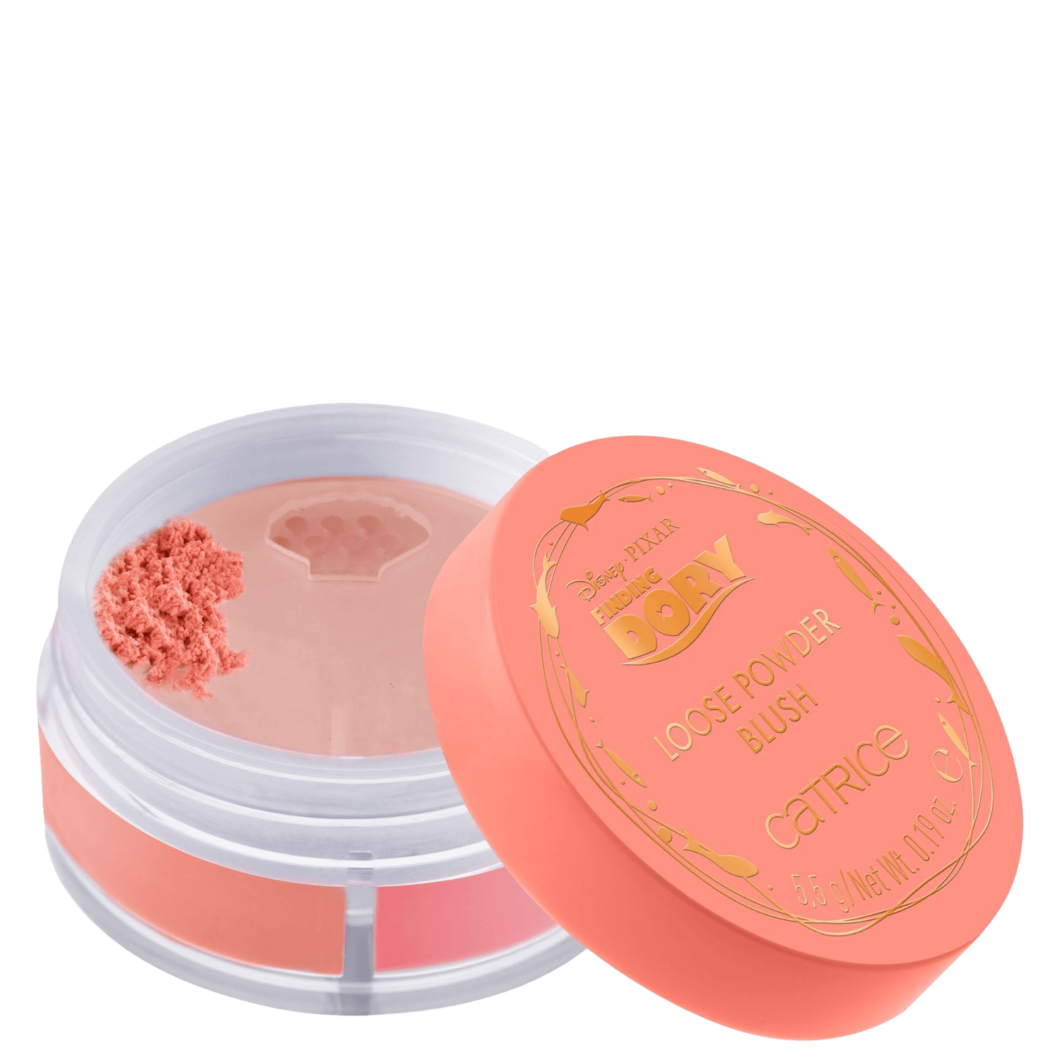 Catrice Disney Pixar Procurando Dory 020 Coral Charm - Blush em Pó Solto 5,5g