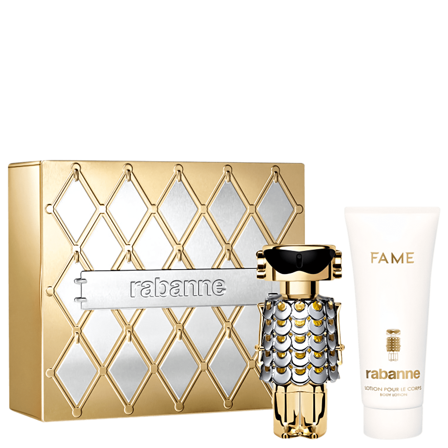 Conjunto Fame Rabanne Eau de Parfum Feminino (2 Produtos)