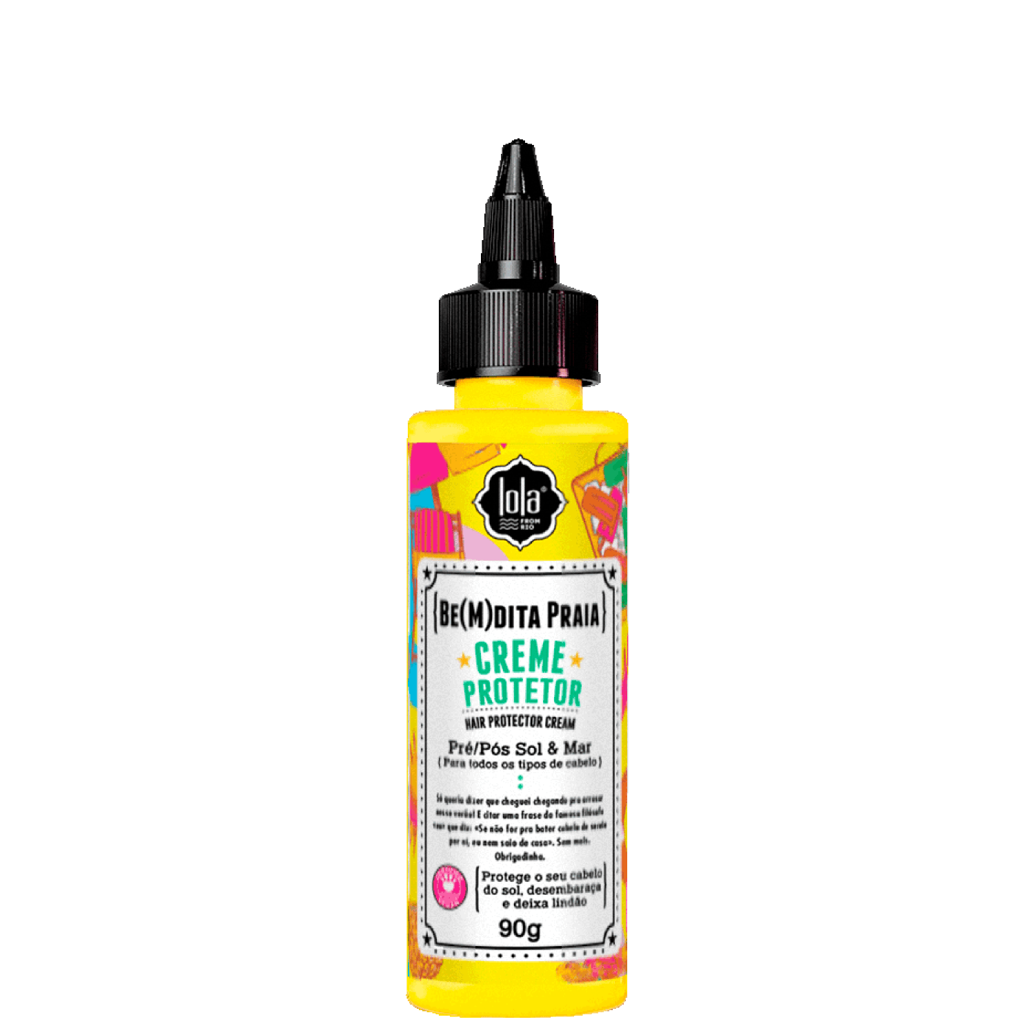 Lola From Rio Be(M) Dita Praia - Creme Protetor Solar Capilar 90g