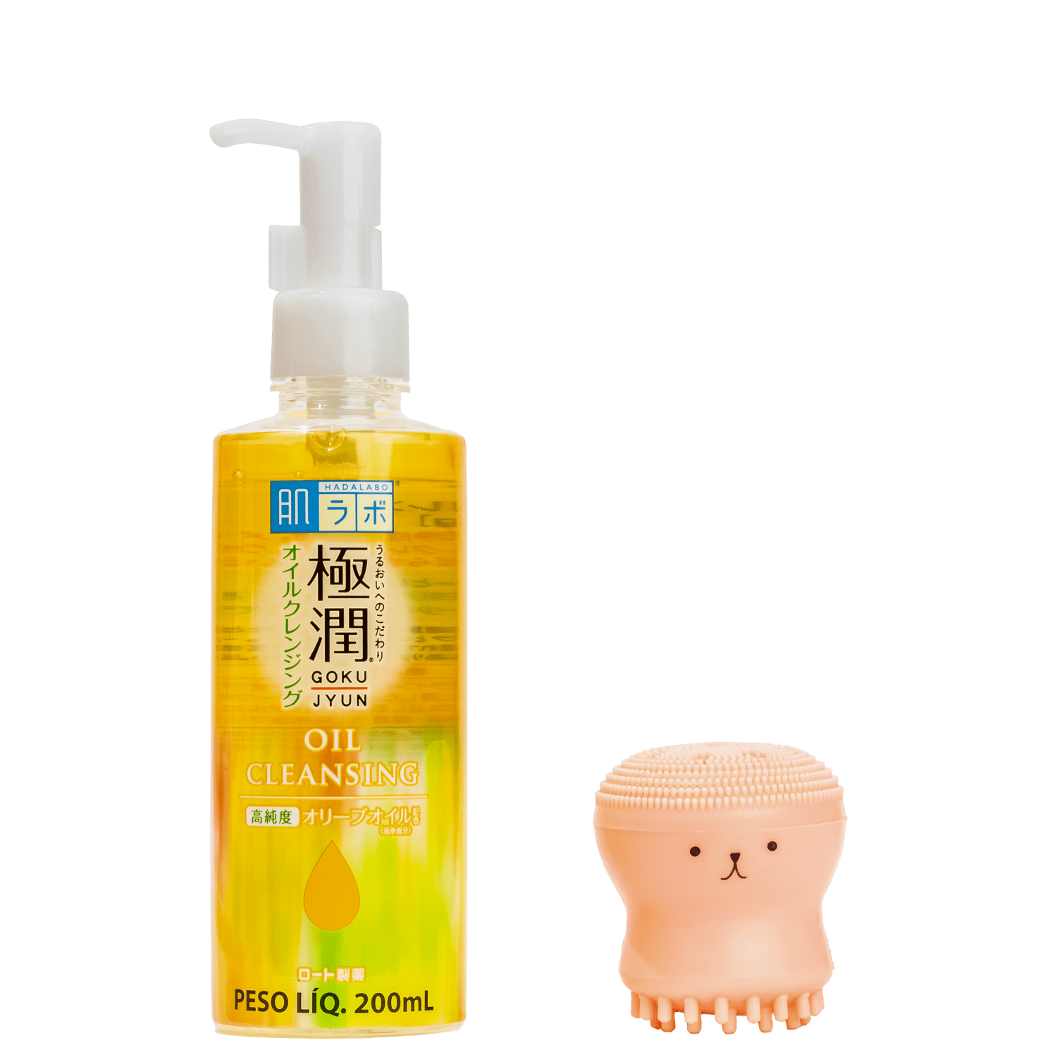 Kit Hada Labo Cleansing Gokujyun Massage Octopus (2 Produtos)