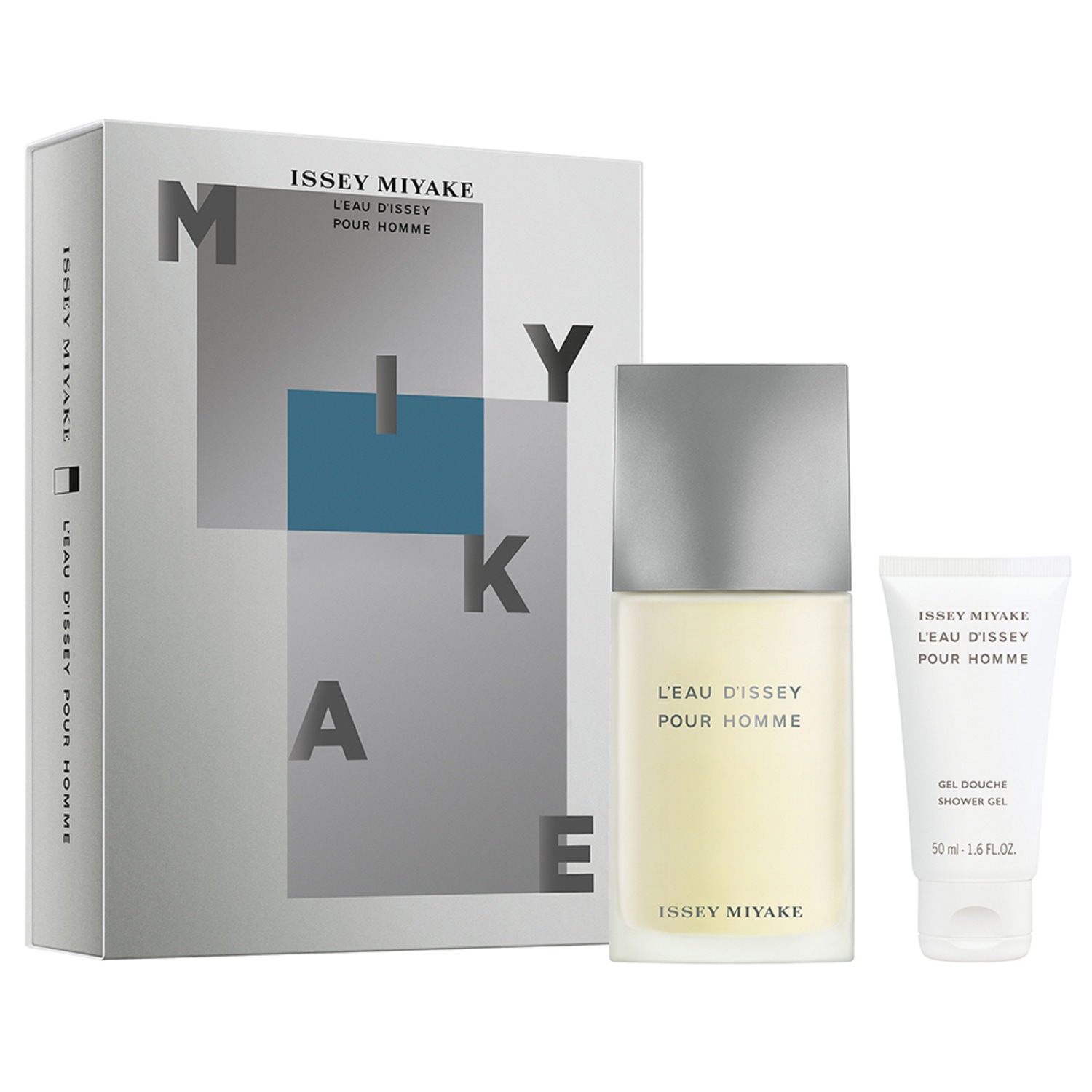 Conjunto L'Eau d'Issey Pour Homme Issey Miyake Masculino - Perfume Eau de Toilette 50ml + Gel de Banho 50ml