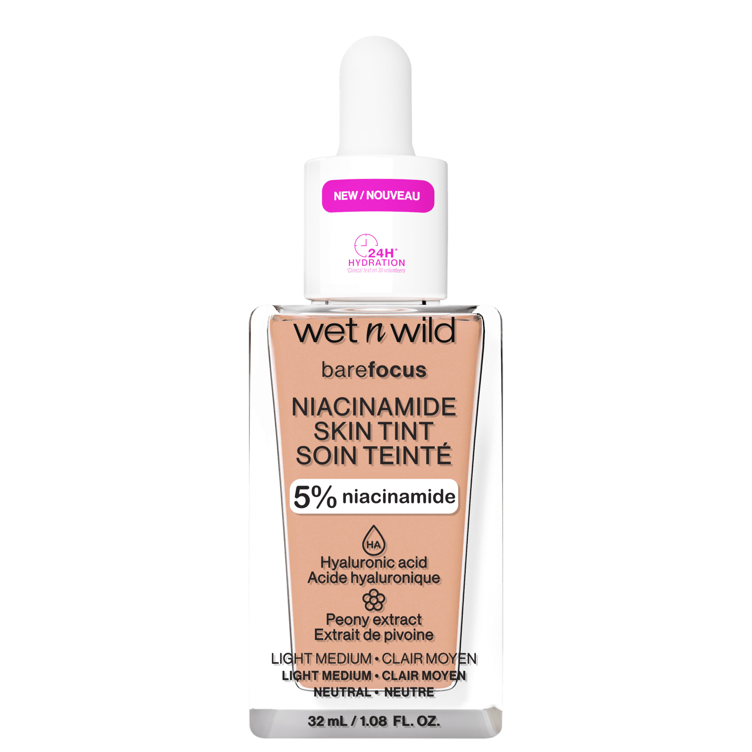 Wet n Wild Bare Focus Light Medium - Base Líquida 32ml