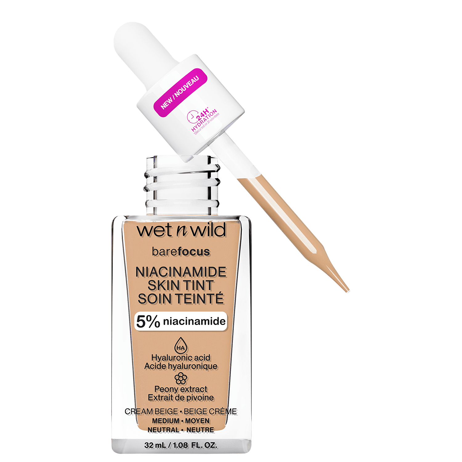 Wet n Wild Bare Focus Creame Beige - Base Líquida 32ml