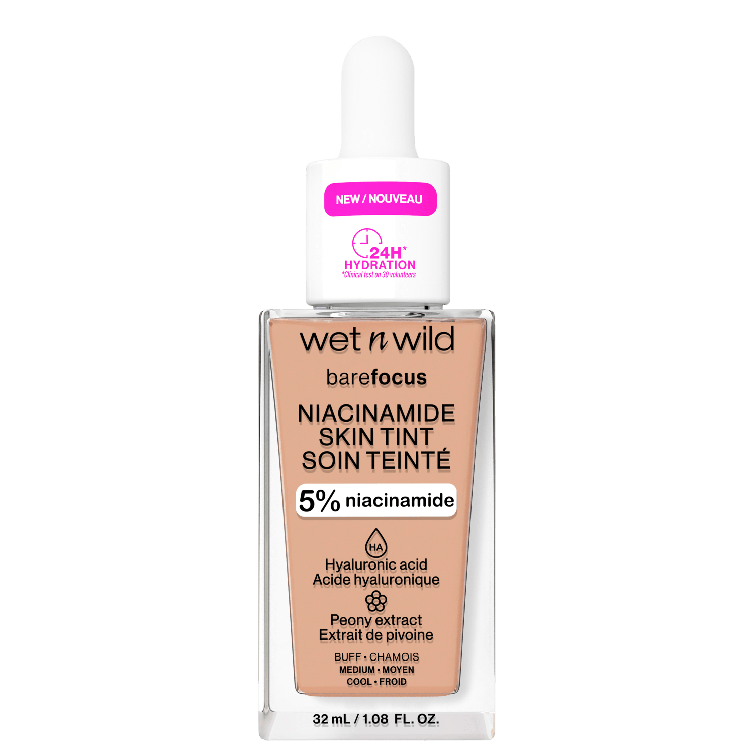 Wet n Wild Bare Focus Buff - Base Líquida 32ml