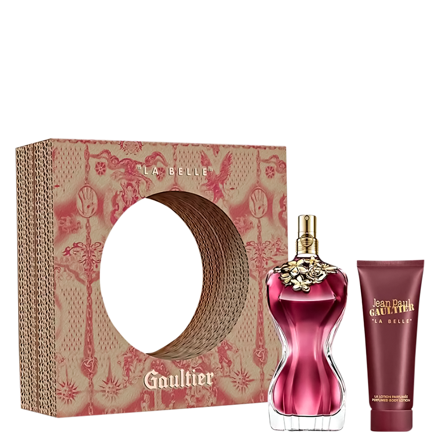 Conjunto La Belle Jean Paul Gaultier Feminino - Perfume Eau de Parfum 100ml + Body Lotion 75ml