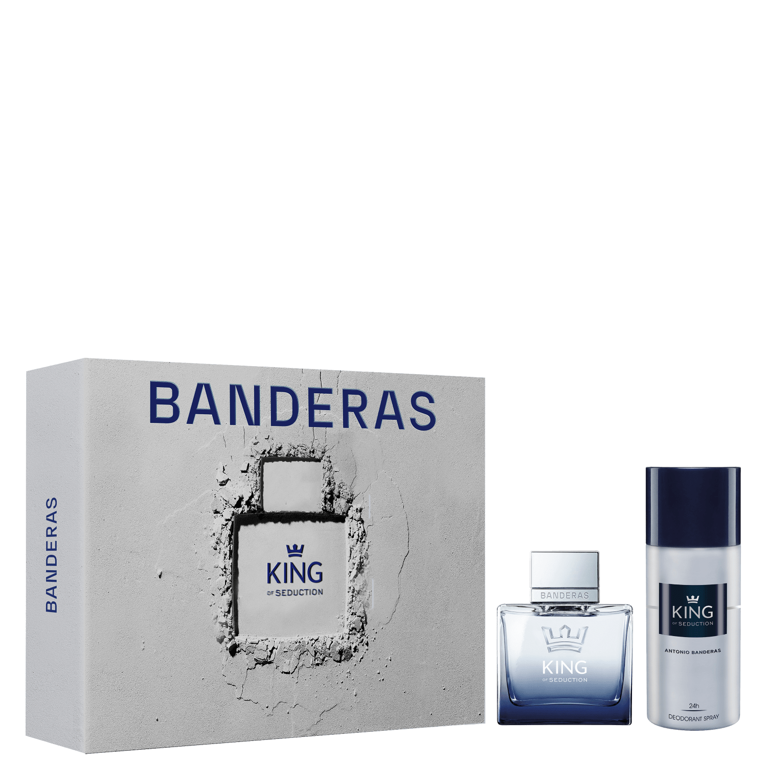 Conjunto King of Seduction Banderas Masculino Eau de Toilette 100ml + Desodorante Spray 150ml