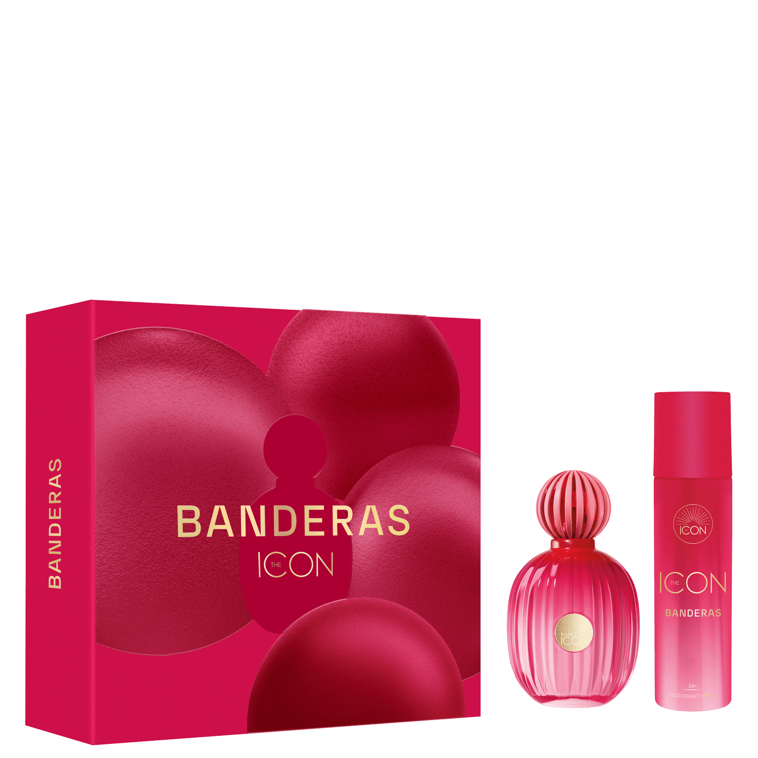 Conjunto The Icon Banderas Feminino - Eau de Parfum 100ml + Desodorante Spray 150ml
