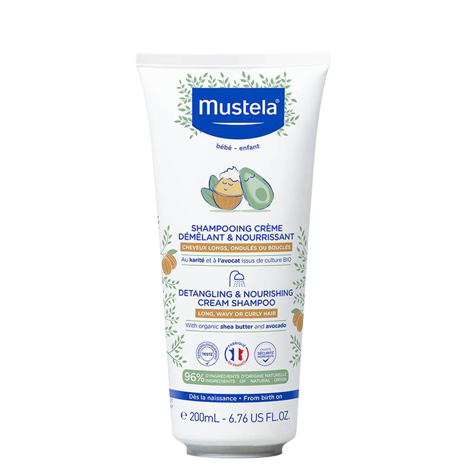 Mustela Bébé Cachos Desembaraçados - Shampoo 200ml