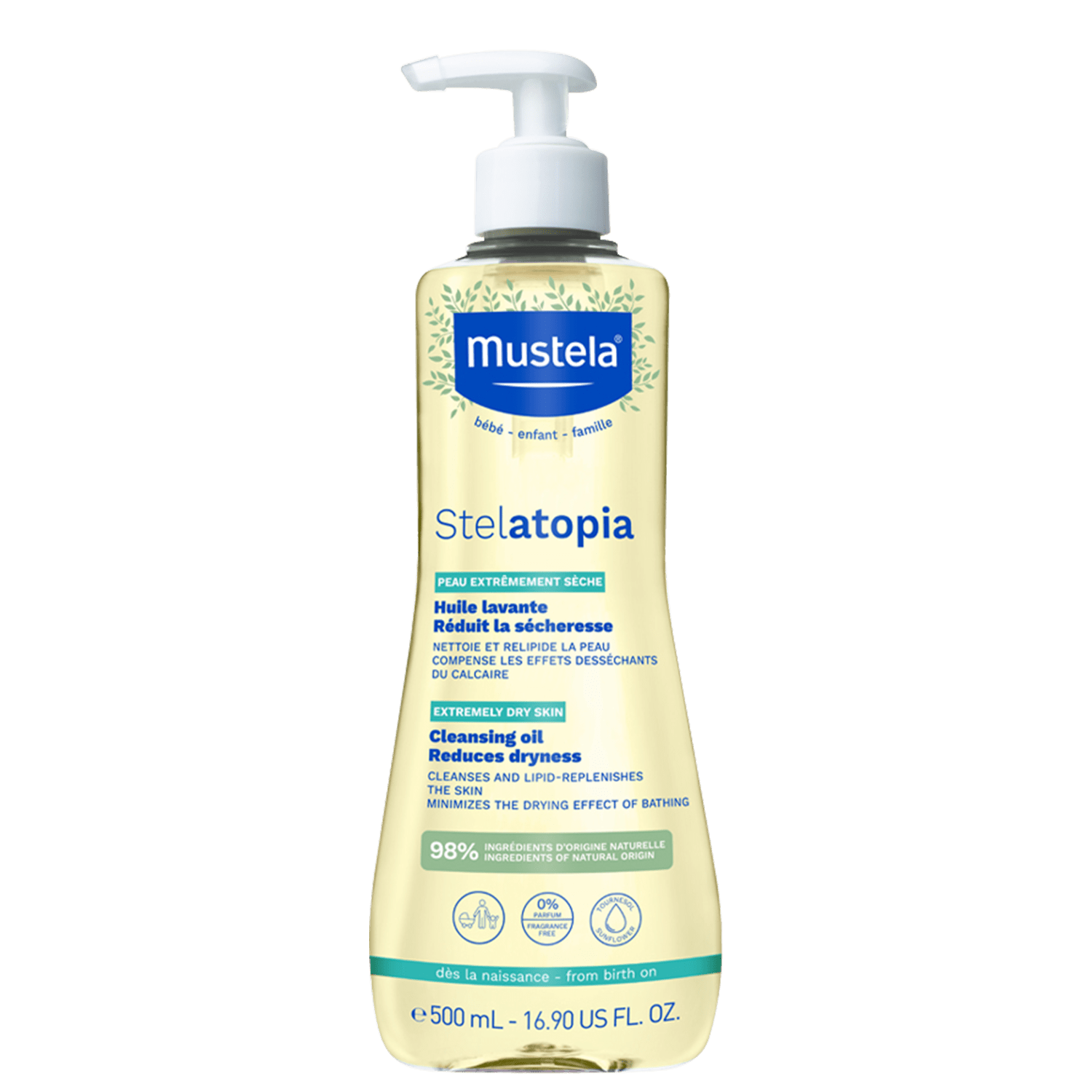 Mustela Stelatopia - Óleo de Banho 500ml