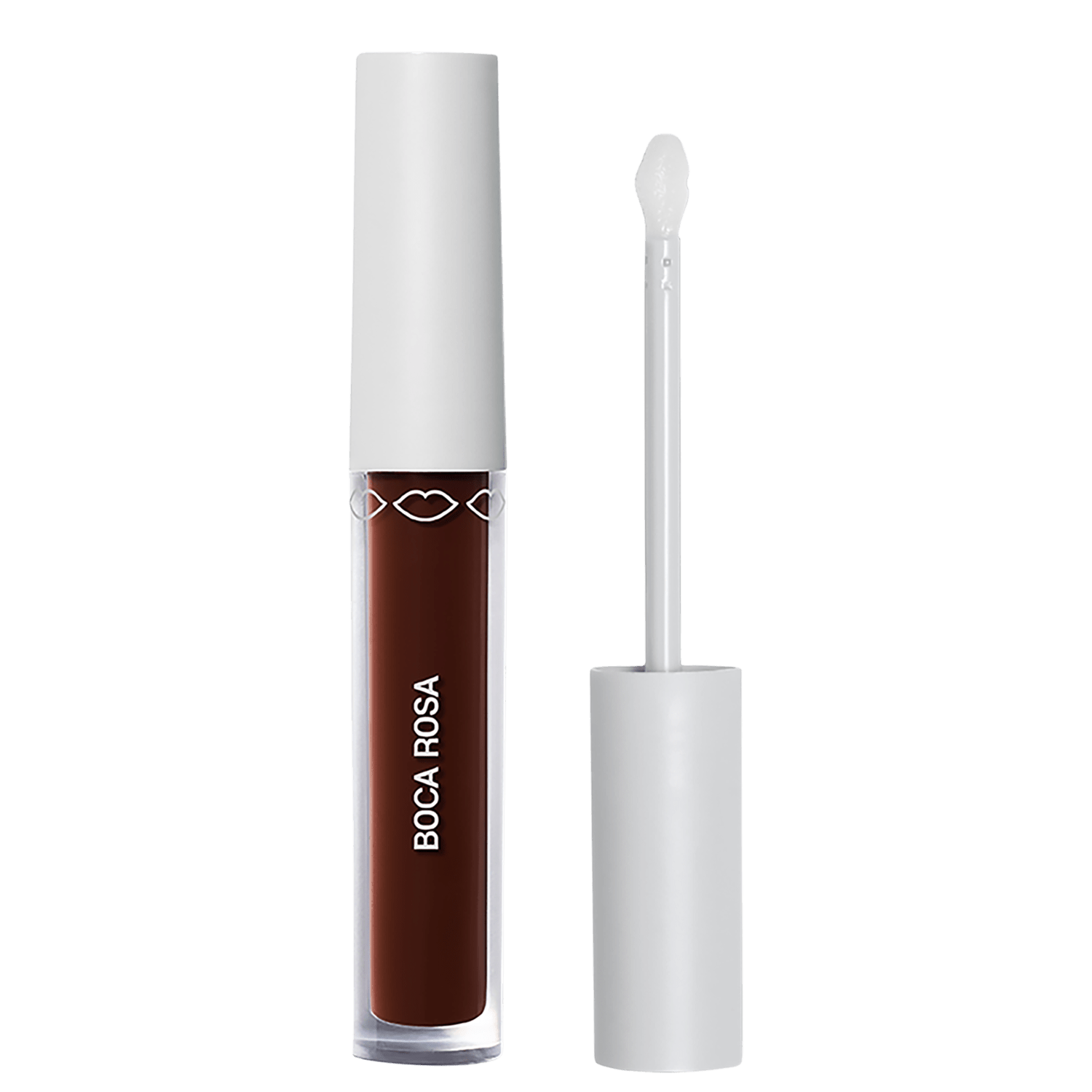 Boca Rosa Hidra Lábios Castanho Translúcido - Gloss Labial 3g