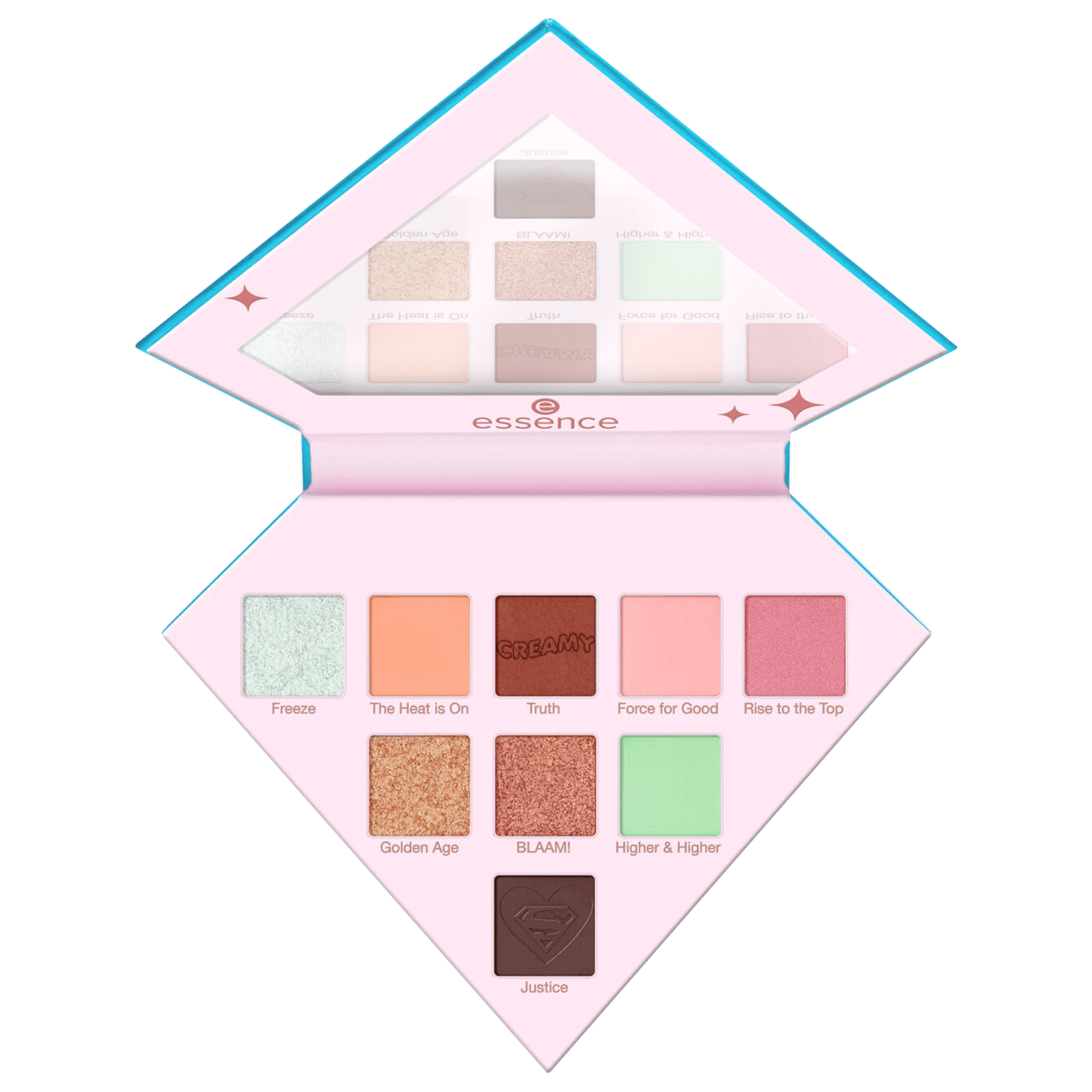 Essence Super-Homem 02 Join The League - Paleta de Sombras 7g