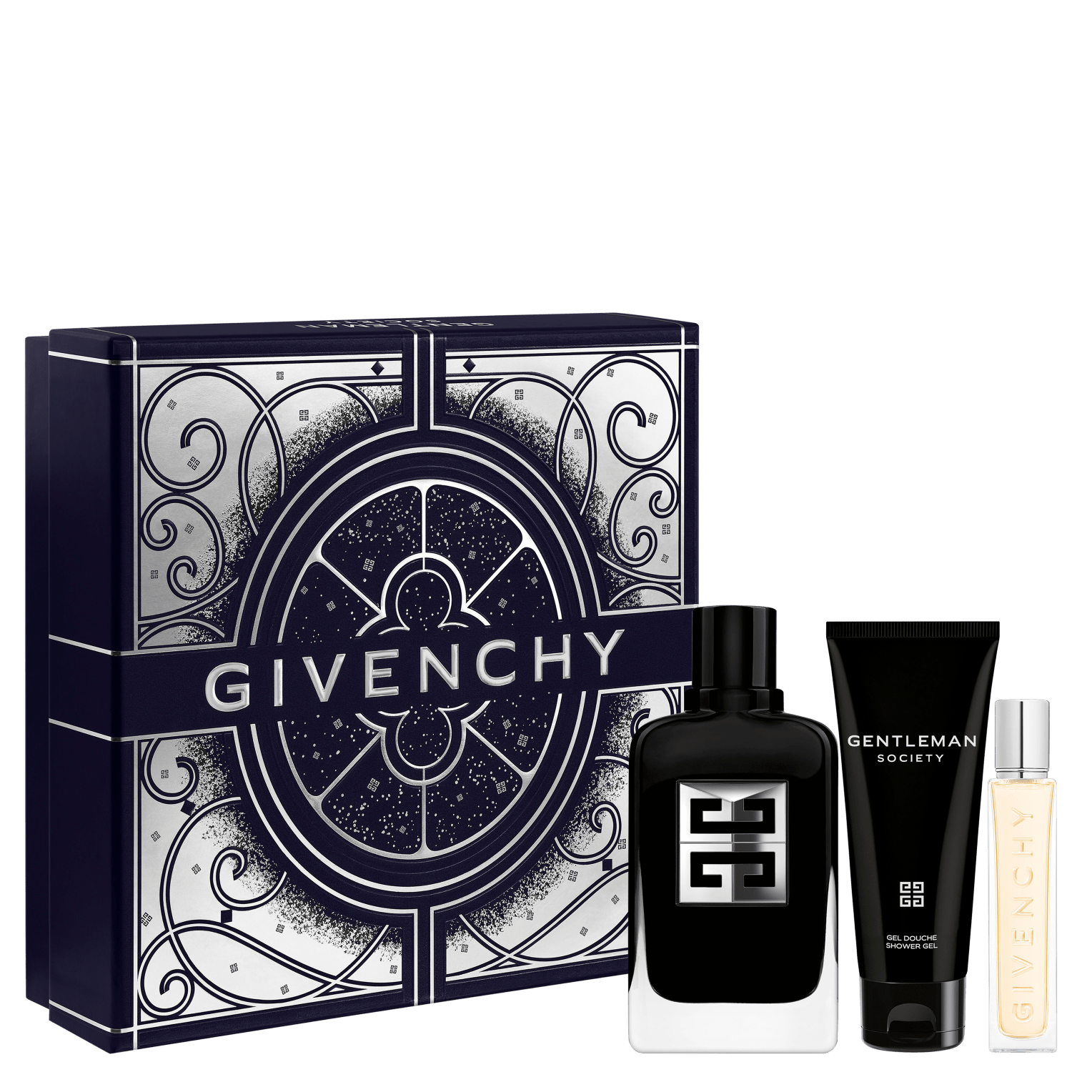 Conjunto Gentleman Society Givenchy Masculino Eau de Parfum 100ml + Gel de Banho 75ml + Travel Size 12,5ml