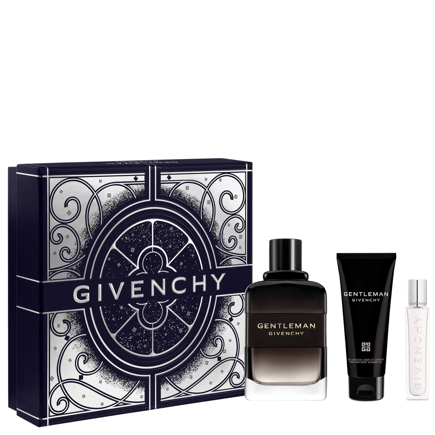 Conjunto Gentleman Boisée Givenchy Eau de Parfum 100ml + Gel de Banho 75ml + Travel Size 12,5ml