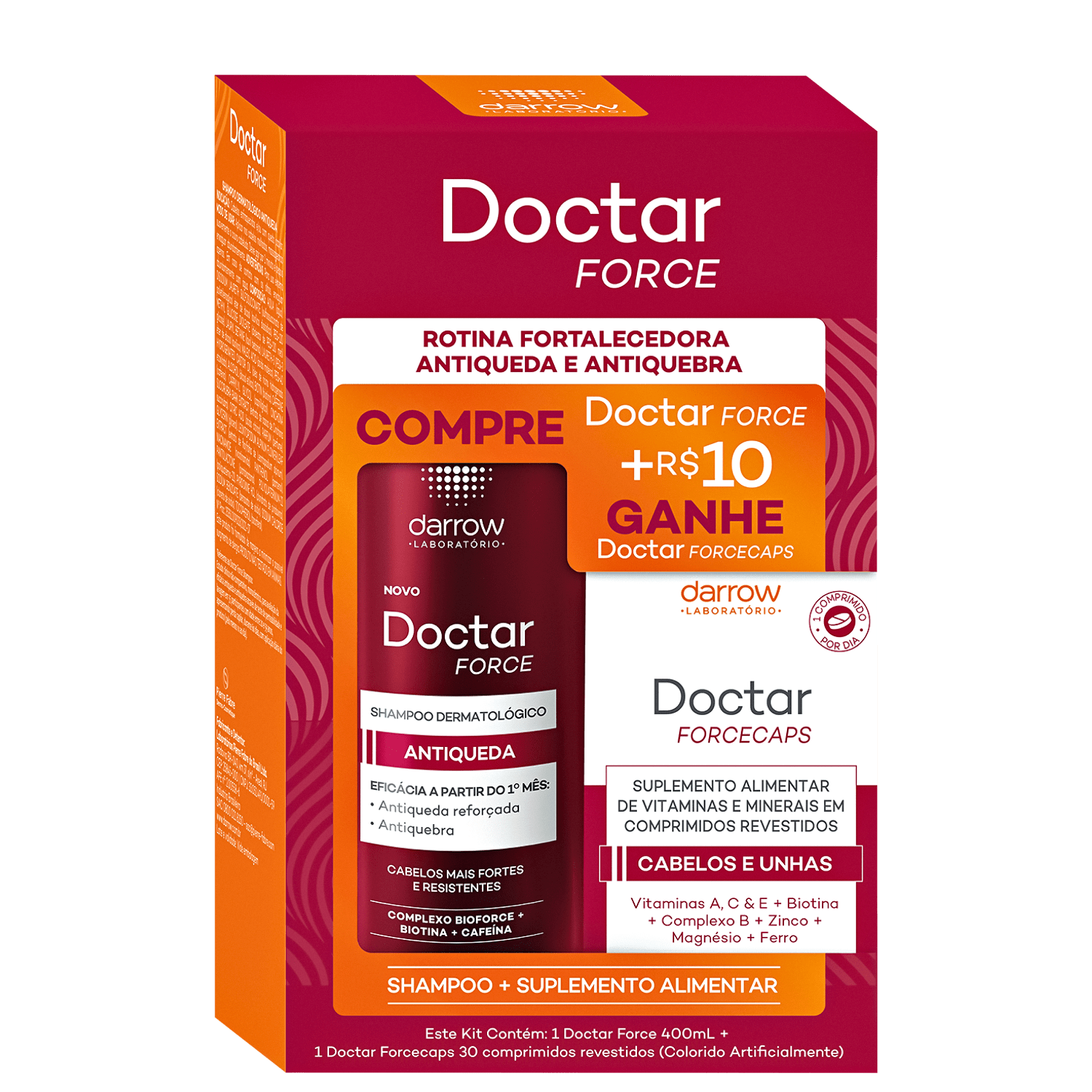 Kit Darrow Doctar Force + Doctar ForceCaps (2 Produtos)