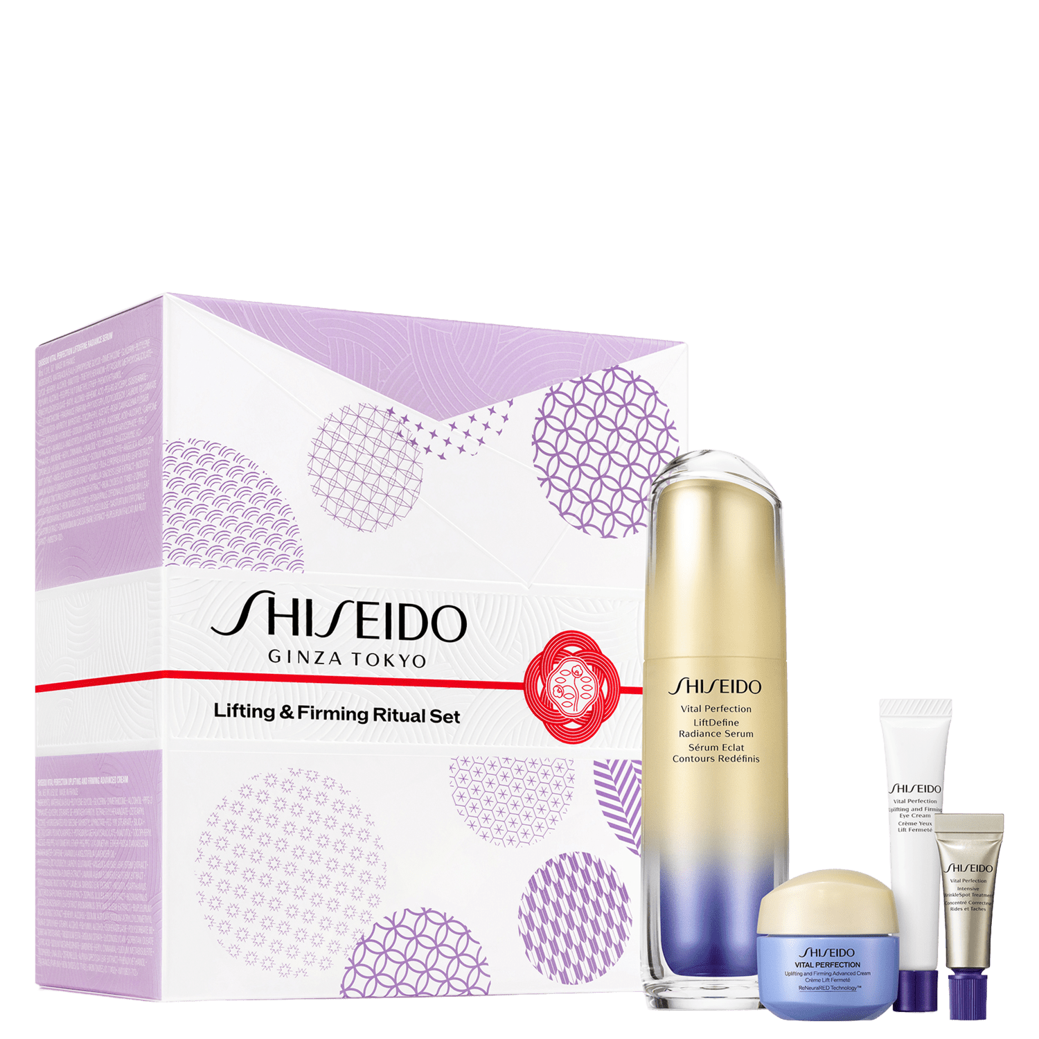 Kit Shiseido Vital Perfection Lifting & Firming Ritual Set (4 Produtos)