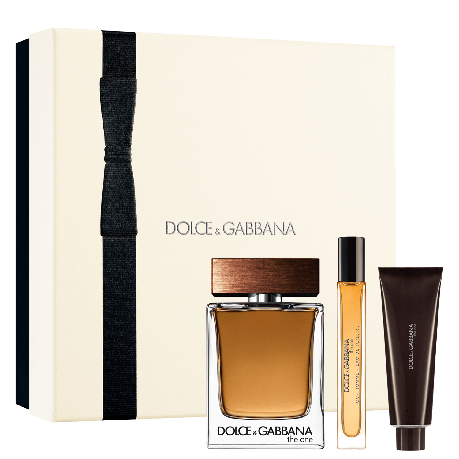 Conjunto The One Dolce & Gabbana Masculino - Eau de Toilette 100ml + Eau de Toilette 10ml + Gel de Banho 50ml