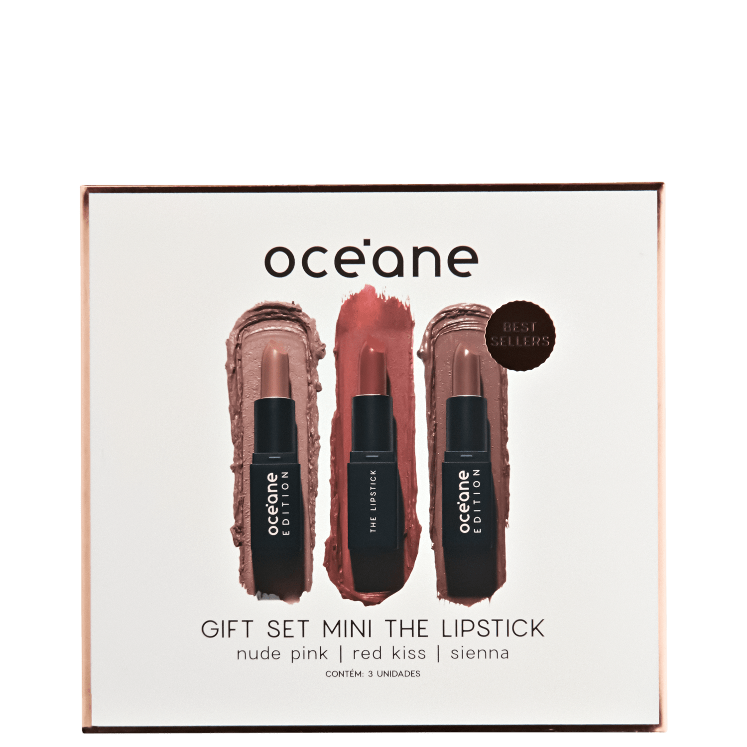 Kit Océane Mini Gift Sets Lipsticks (3 Produtos)