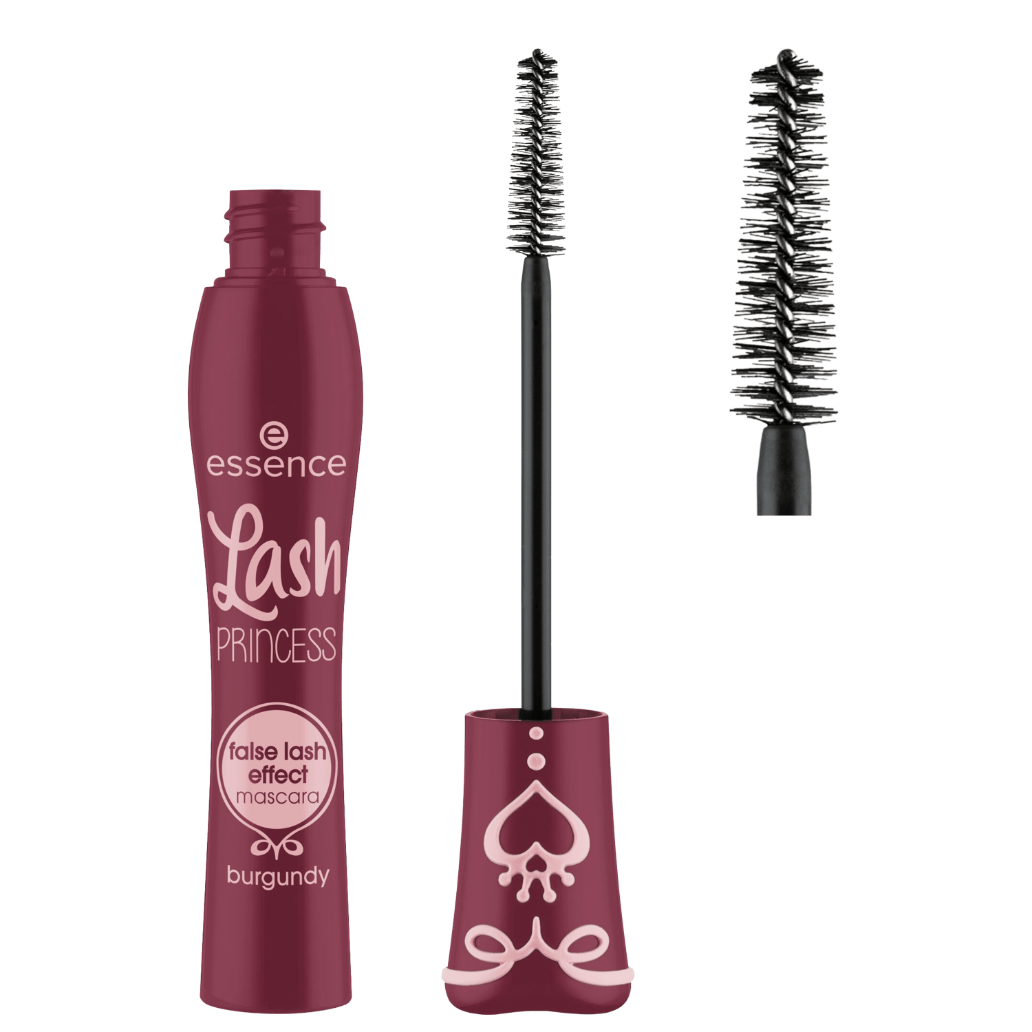 Essence Lash Princess False Lash Effect Burgundy/Vinho - Máscara para Cílios 12ml