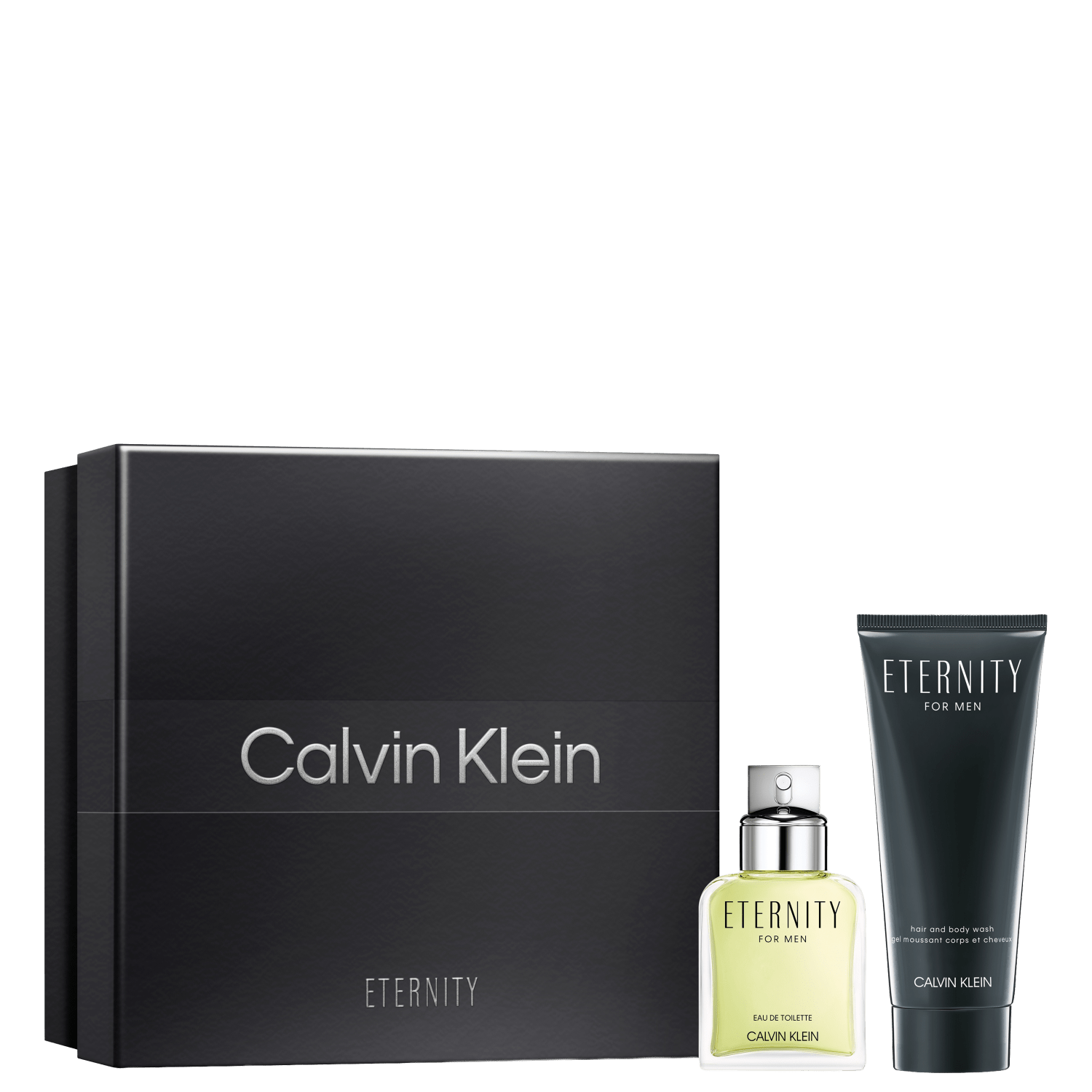Conjunto Eternity for Men Calvin Klein Masculino - Perfume Eau de Toilette 50ml + Body Lotion 100ml