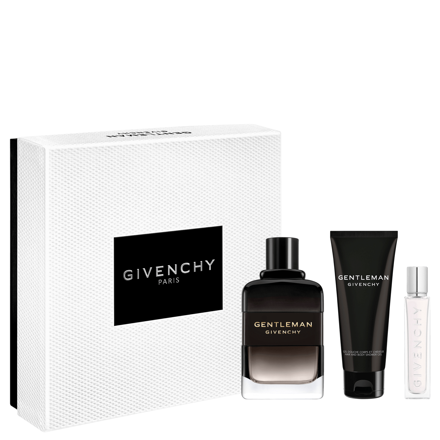 Conjunto Gentleman Boisée Givenchy Masculino - Perfume Eau de Parfum 100ml + Shower Gel 75ml + Travel Size 12,5ml