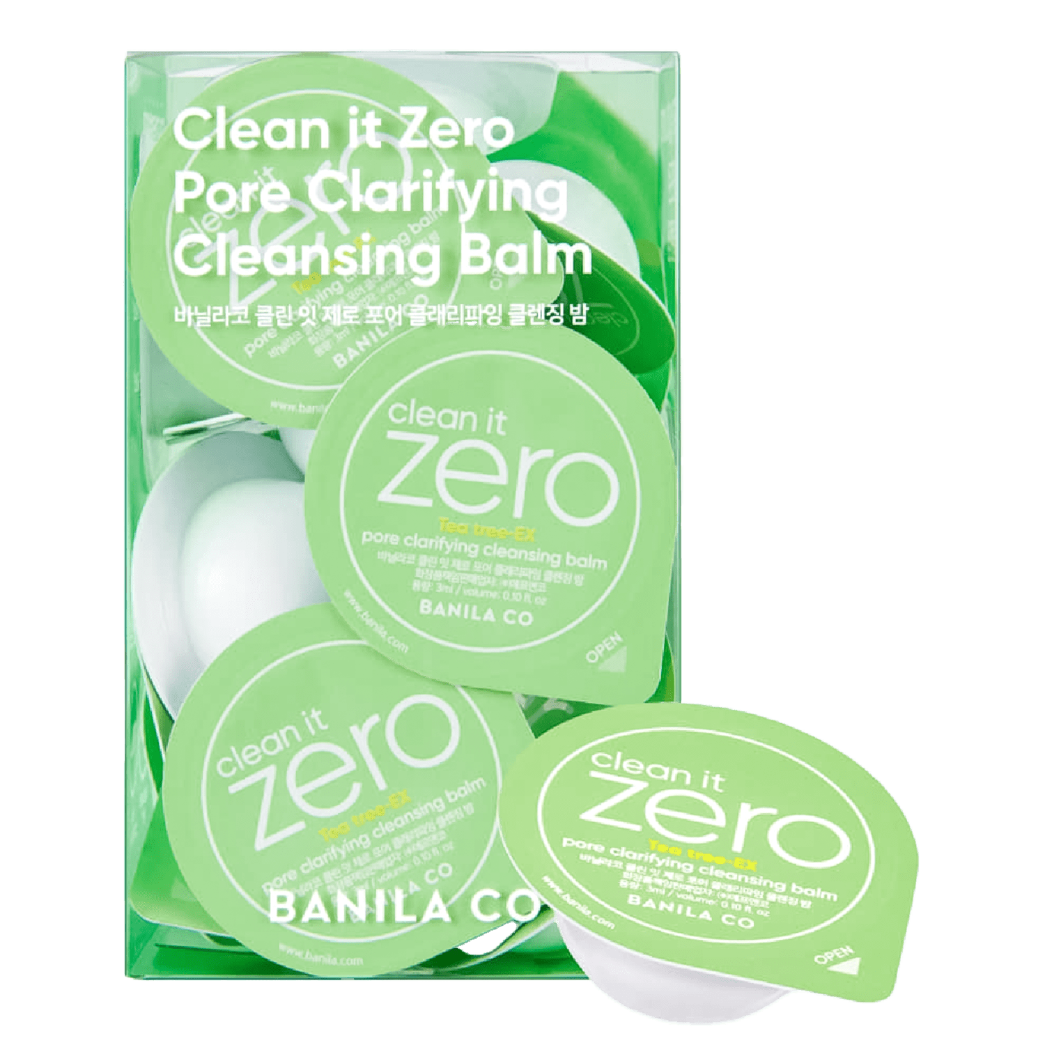 Kit Banila CO Clean It Zero Pure Clarifying Balm Travel (16 Unidades)