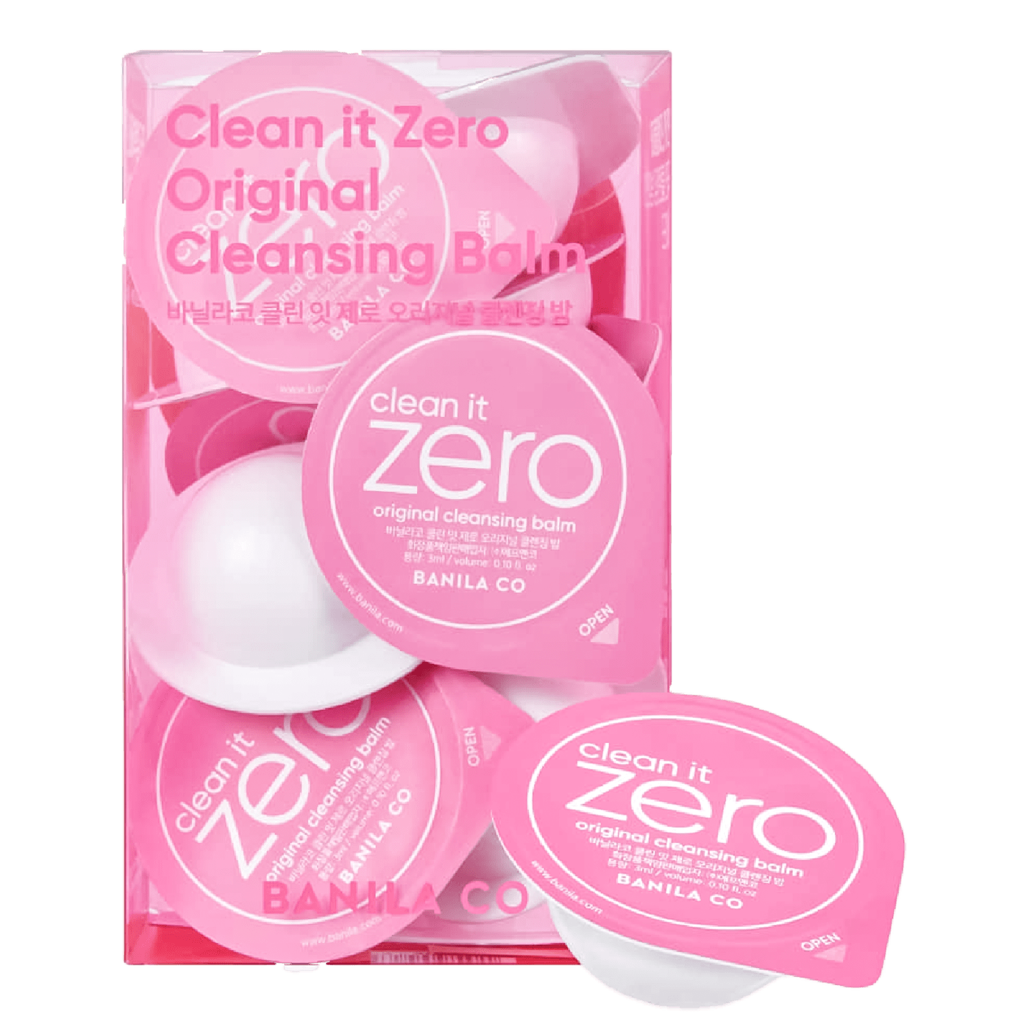 Kit Banila CO Clean It Zero Cleasing Balm Travel (16 Unidades)