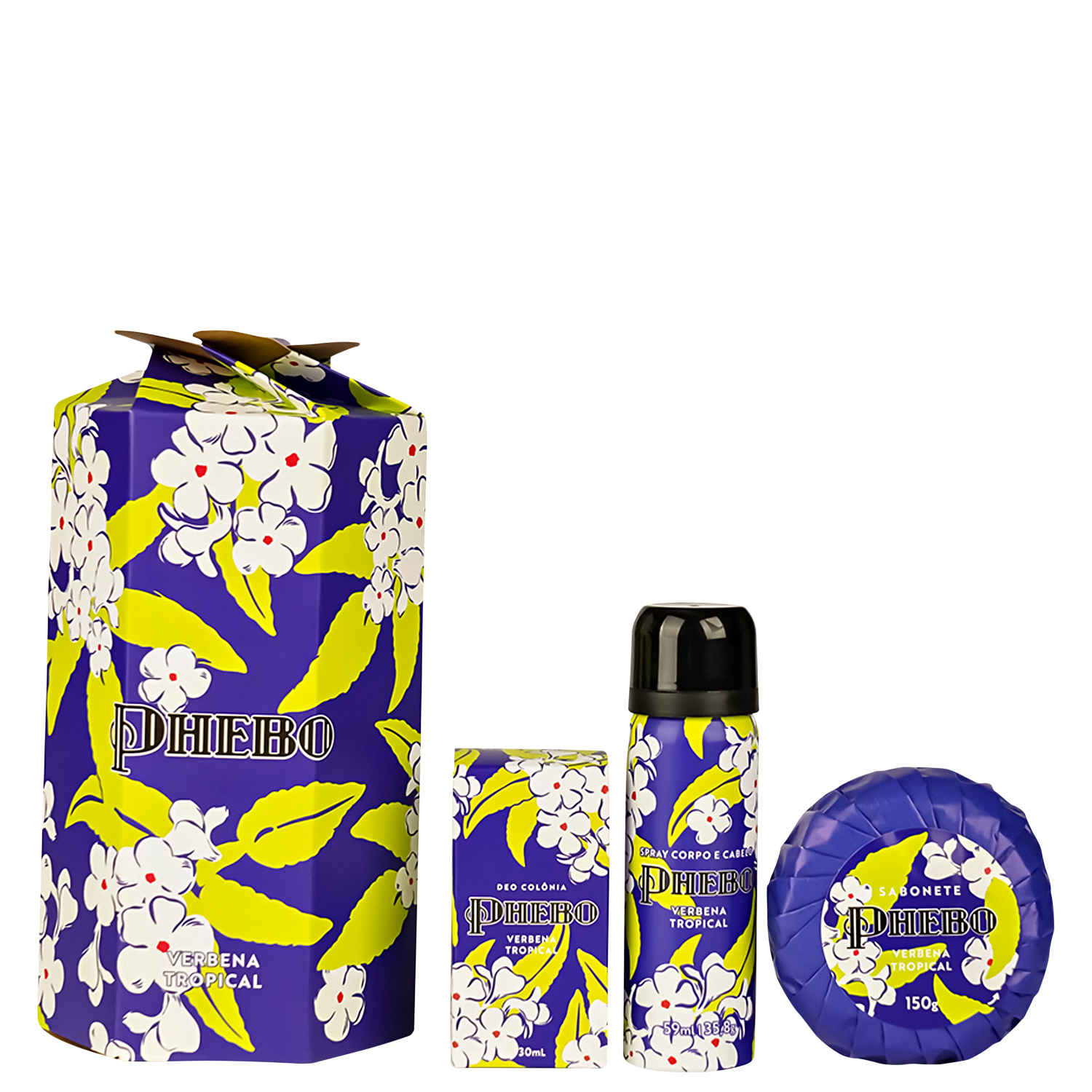 Conjunto Verbena Tropical Phebo Origens (3 Produtos)