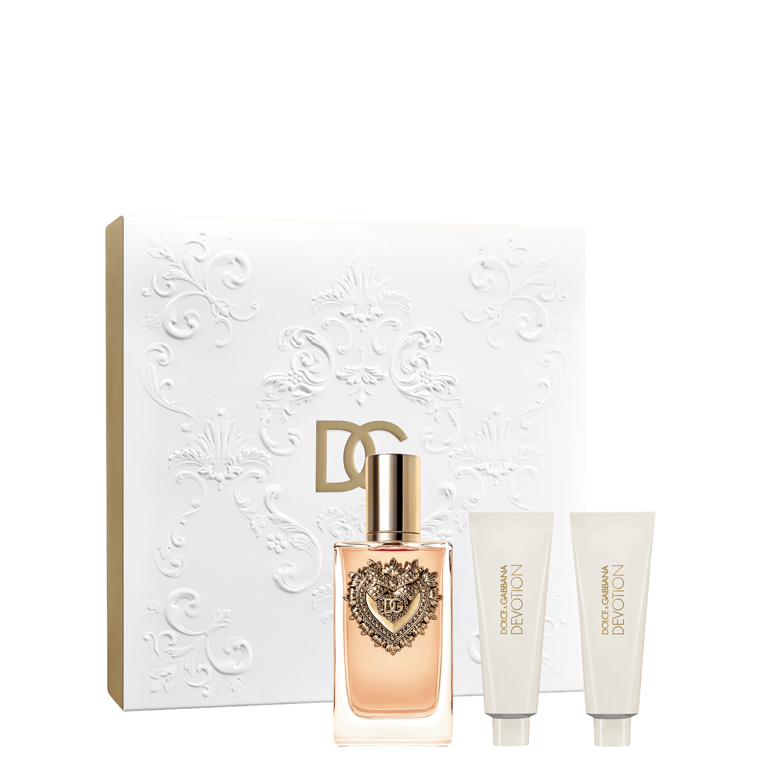 Conjunto Devotion Dolce & Gabbana Feminino - Eau de Parfum 100ml + Shower Gel 50ml + Body Lotion 50ml