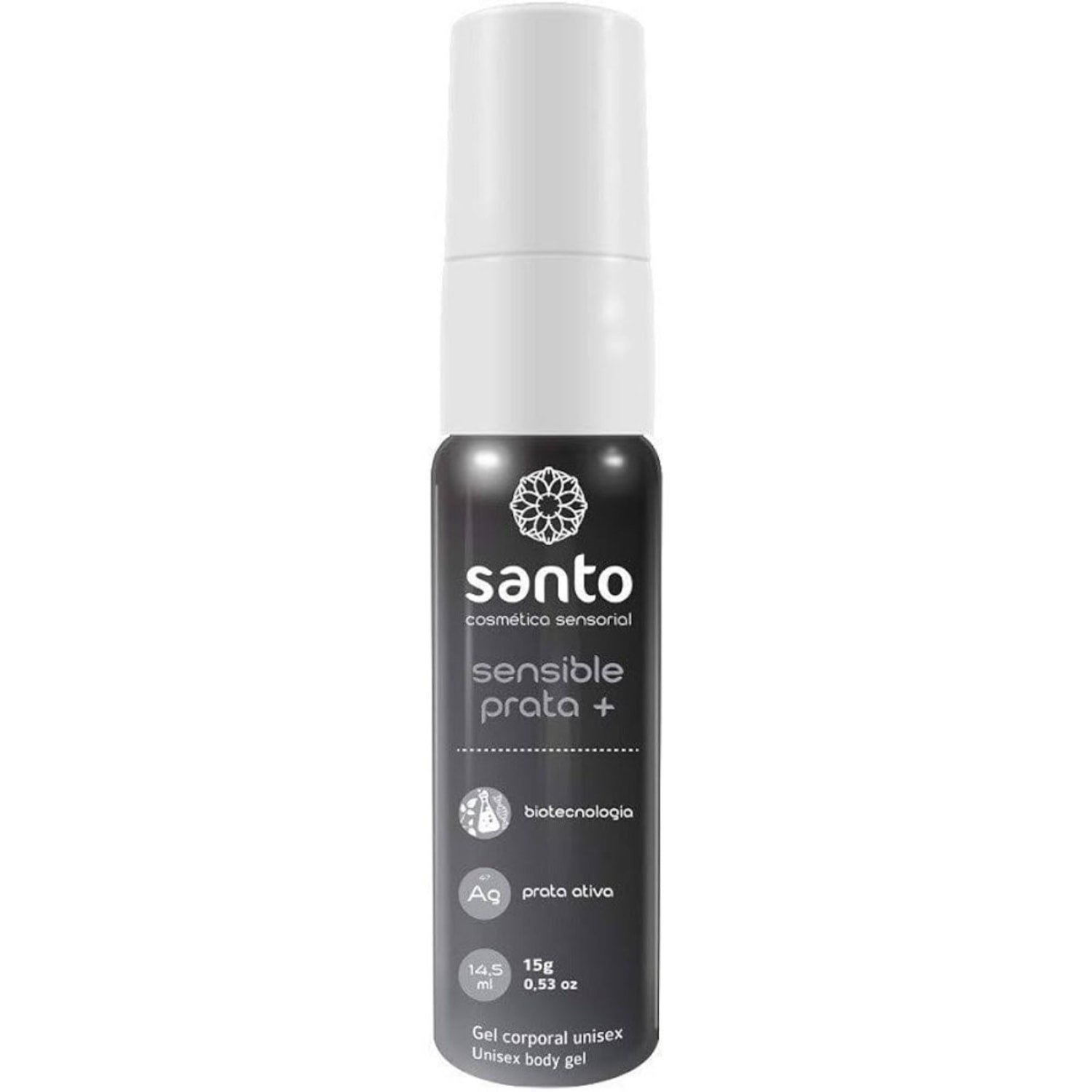 Santo Cosméticos Sensible Prata - Lubrificante 15g