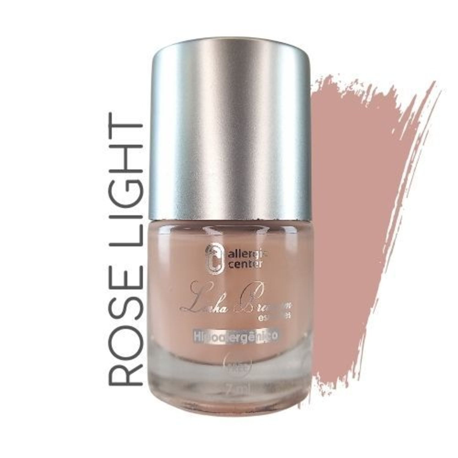 Esmaltes Hipoalergênicos Premium 15 Free 7ml Allergic Center Cor:Rose Light