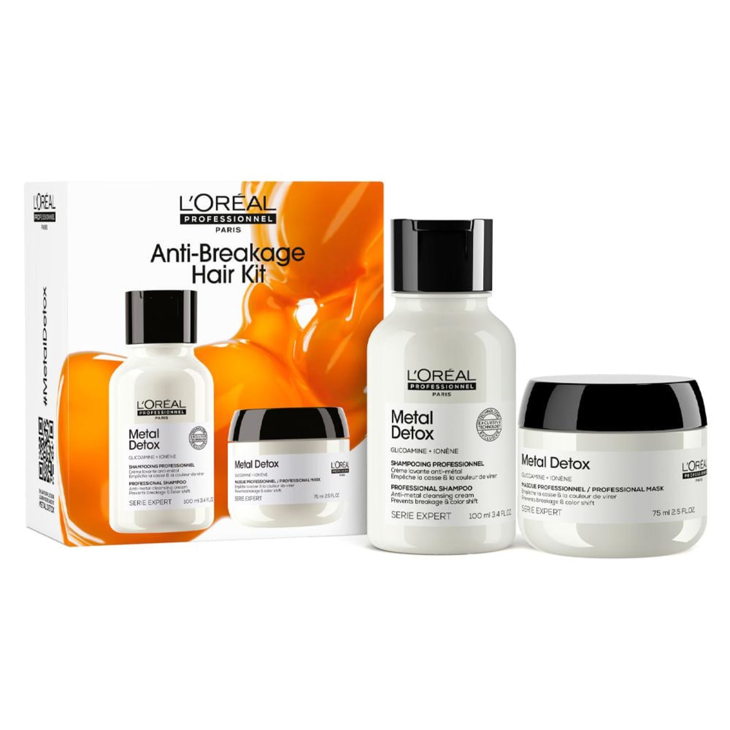 Kit L'Oréal Professionnel Metal Detox Duo Mini (2 Produtos)