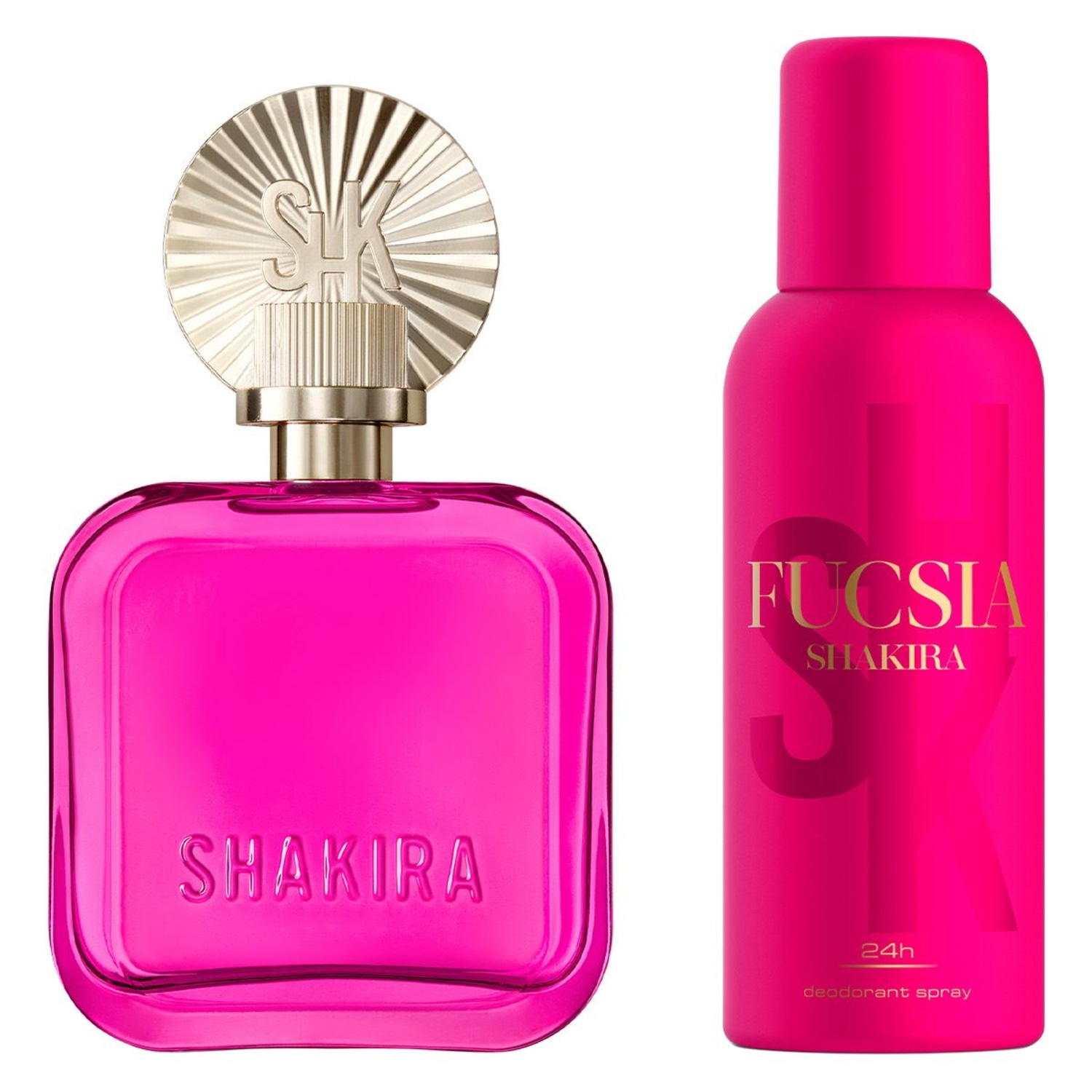Conjunto Fucsia Shakira Feminino - Eau de Parfum 80ml + Desodorante Spray 150ml