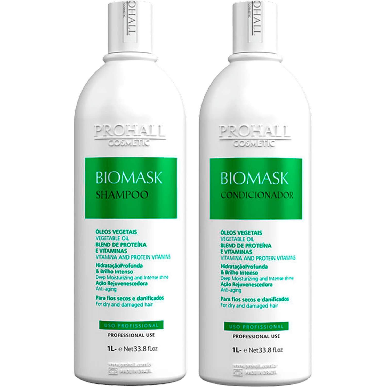 Prohall Biomask - Kit Home Care Manutenção Tamanho Econômico (2 Produtos)