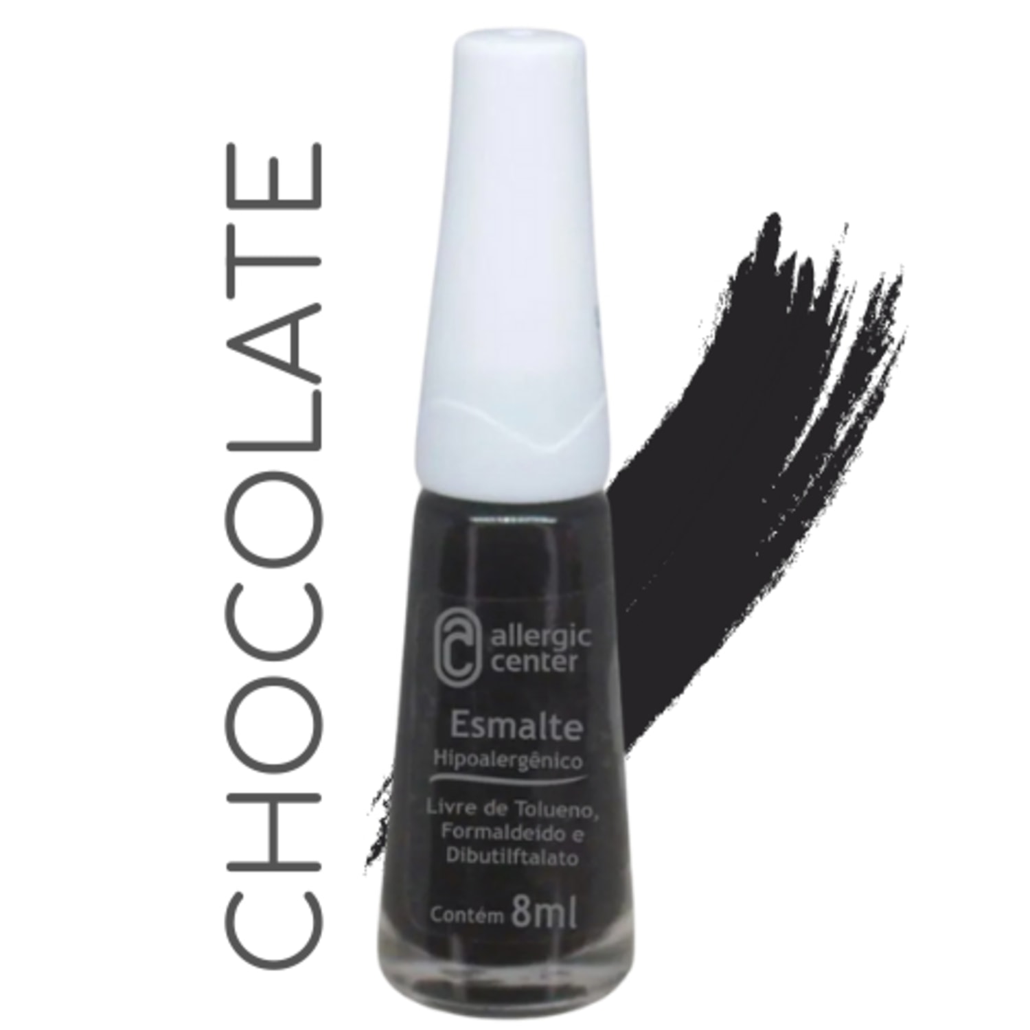 Esmalte Hipoalergênicos Tradicional 7 Free 7ml Allergic Center Cor:Chocolate